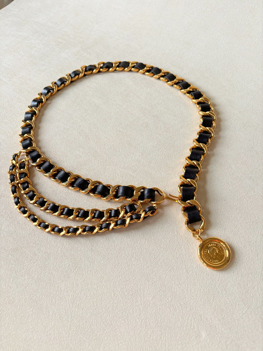 CHANEL Ceinture triple gros maillons