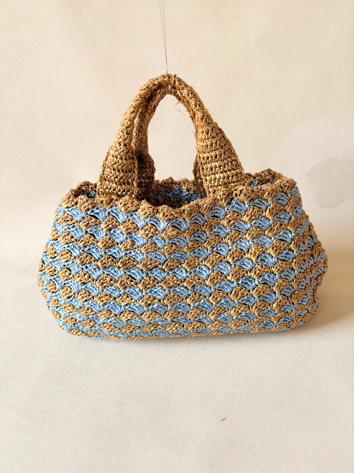 PRADA Panier en Raphia