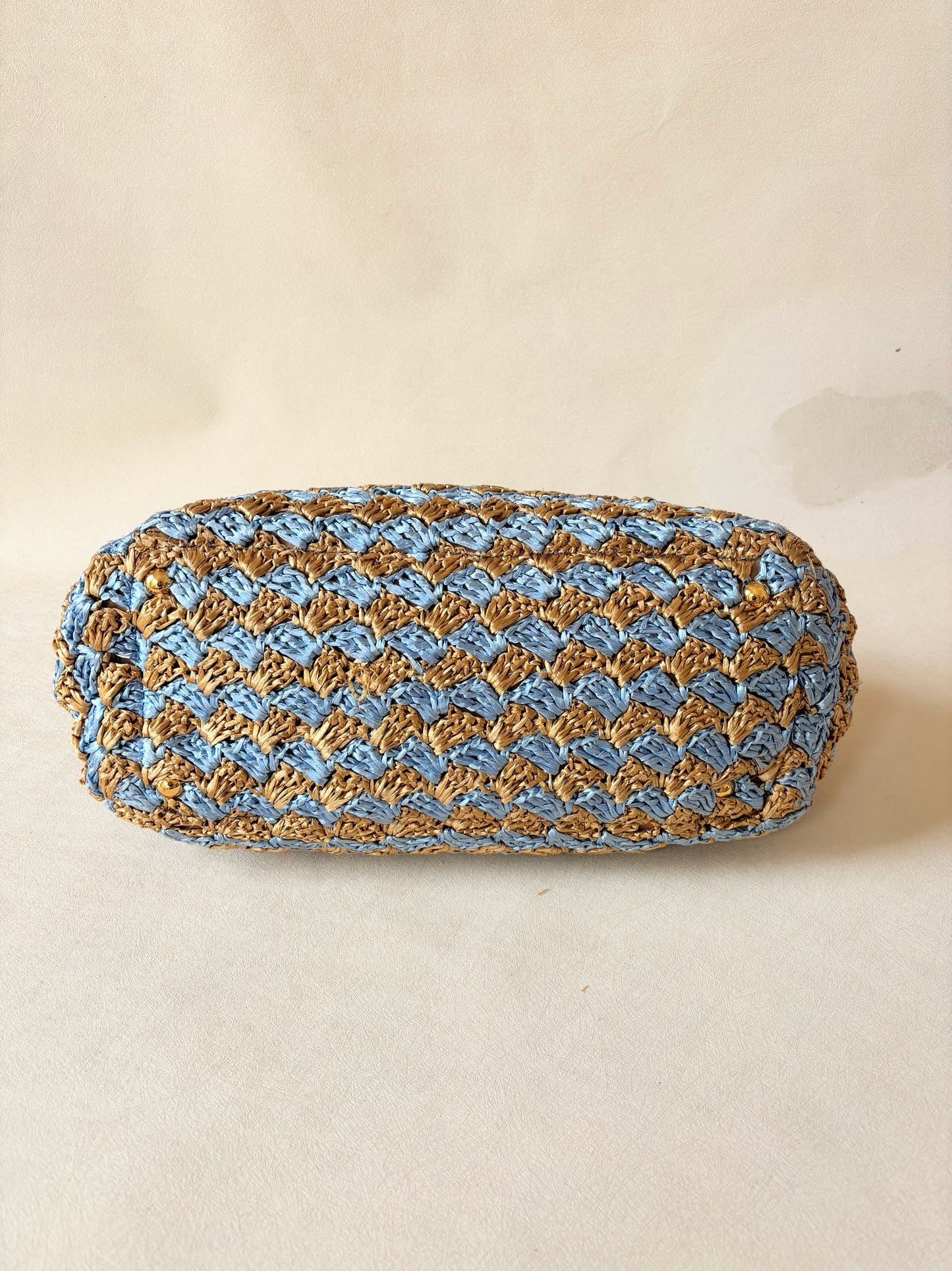PRADA Panier en Raphia