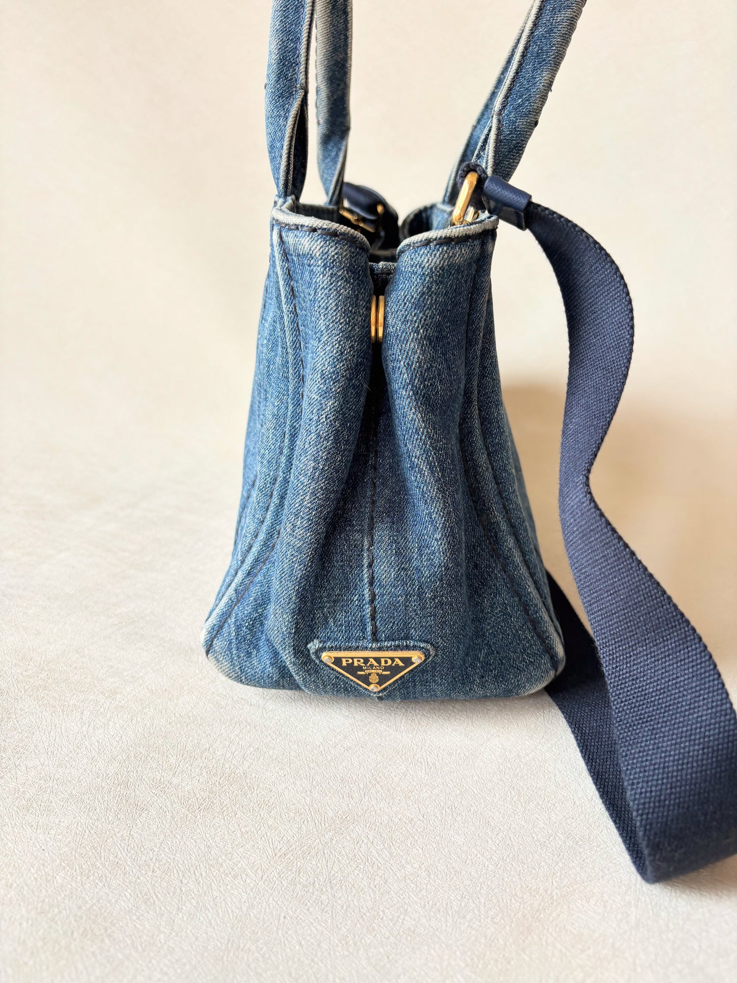 PRADA Sac Canapa denim