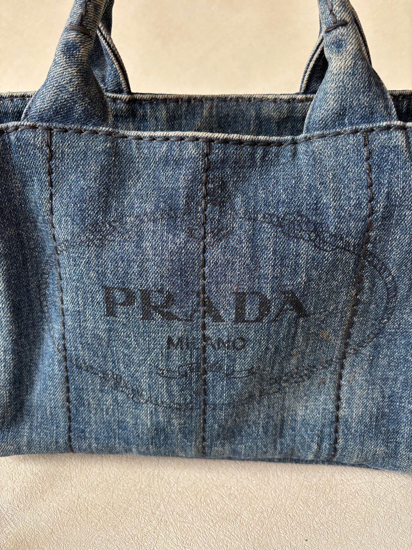 PRADA Sac Canapa denim