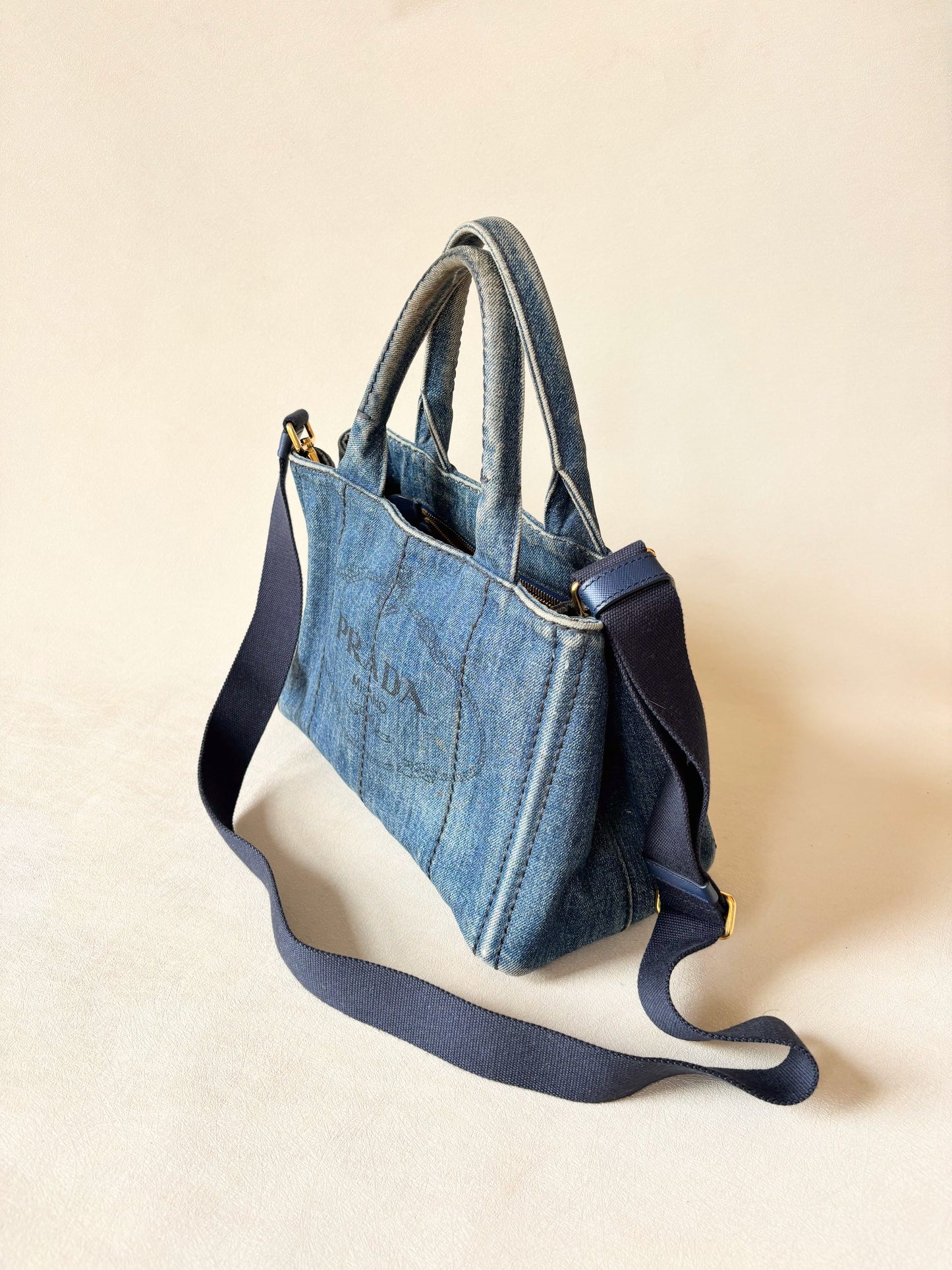 PRADA Sac Canapa denim