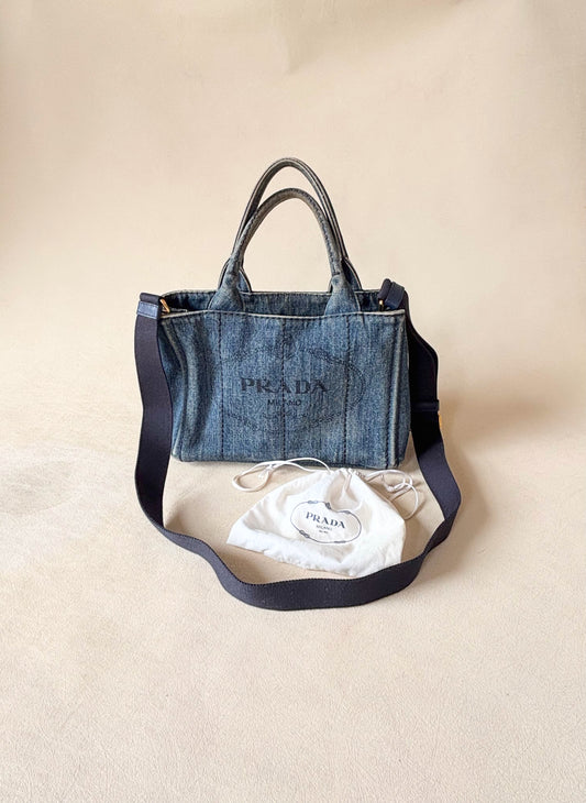 PRADA Sac Canapa denim