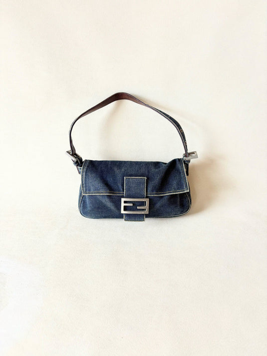 FENDI Sac Baguette Denim