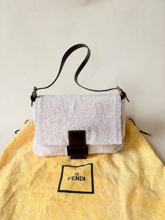 FENDI Sac Mamma Baguette Ricami