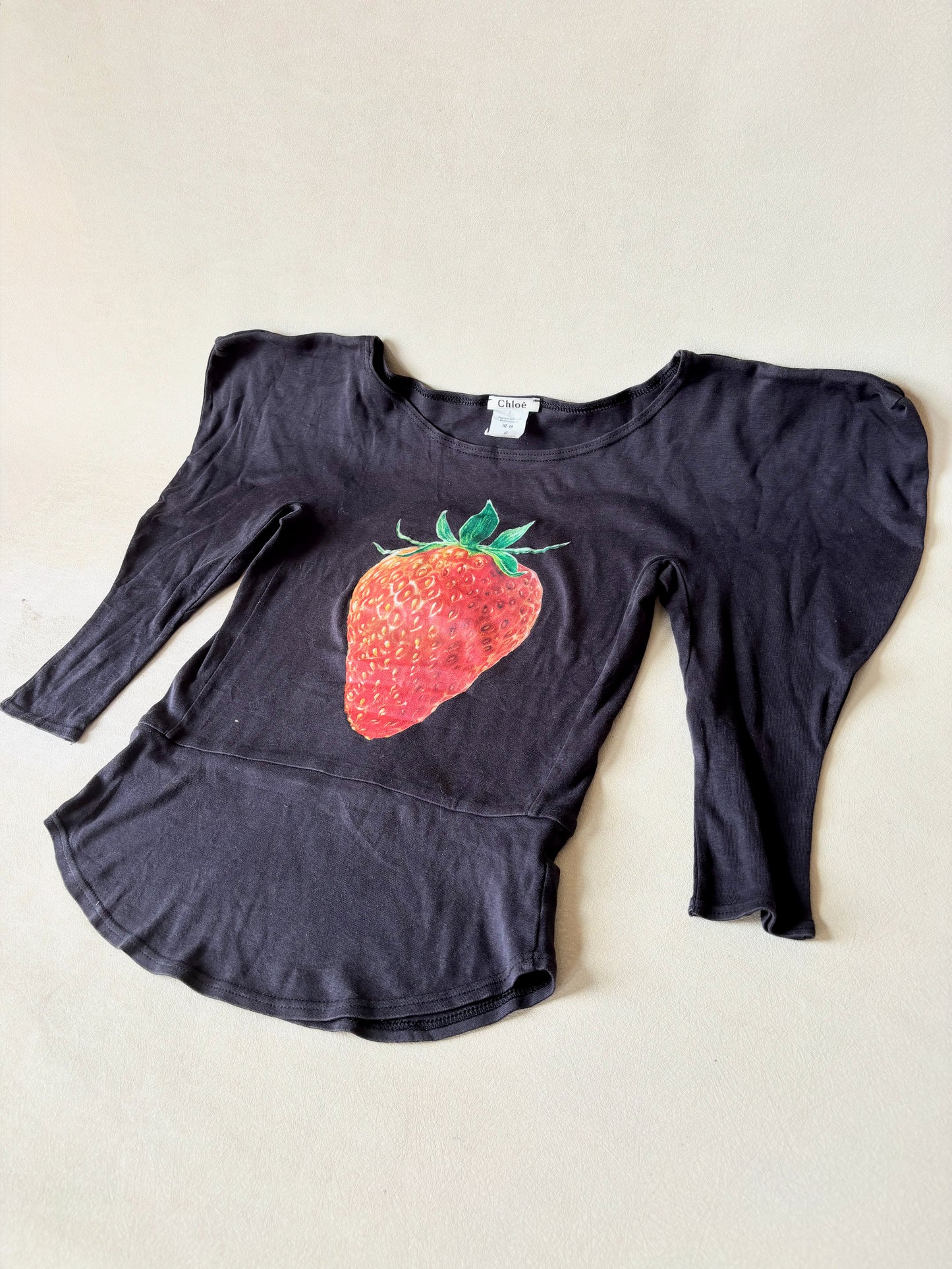 CHLOÉ Top fraise 2001