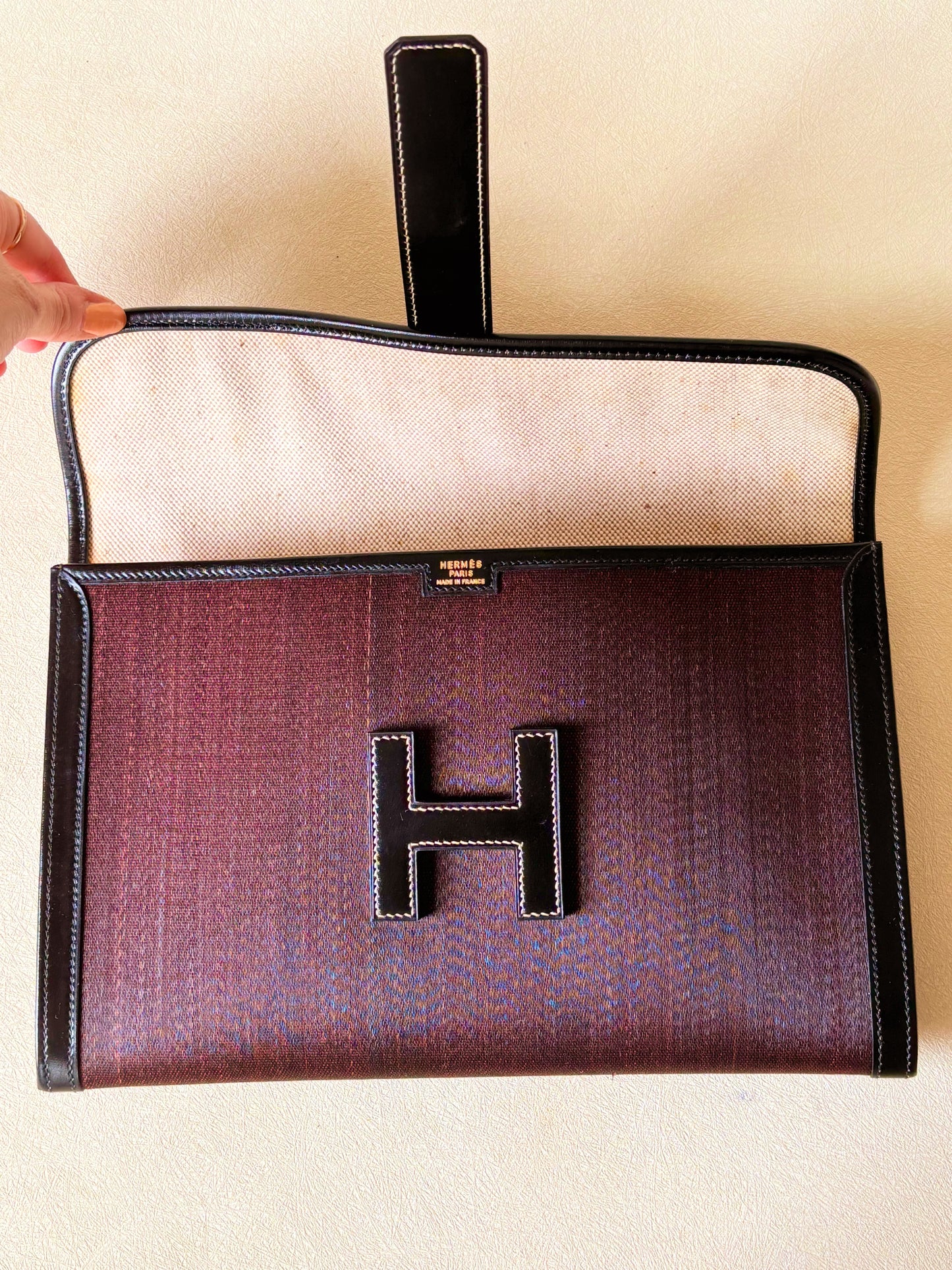 HERMÈS Pochette Jige