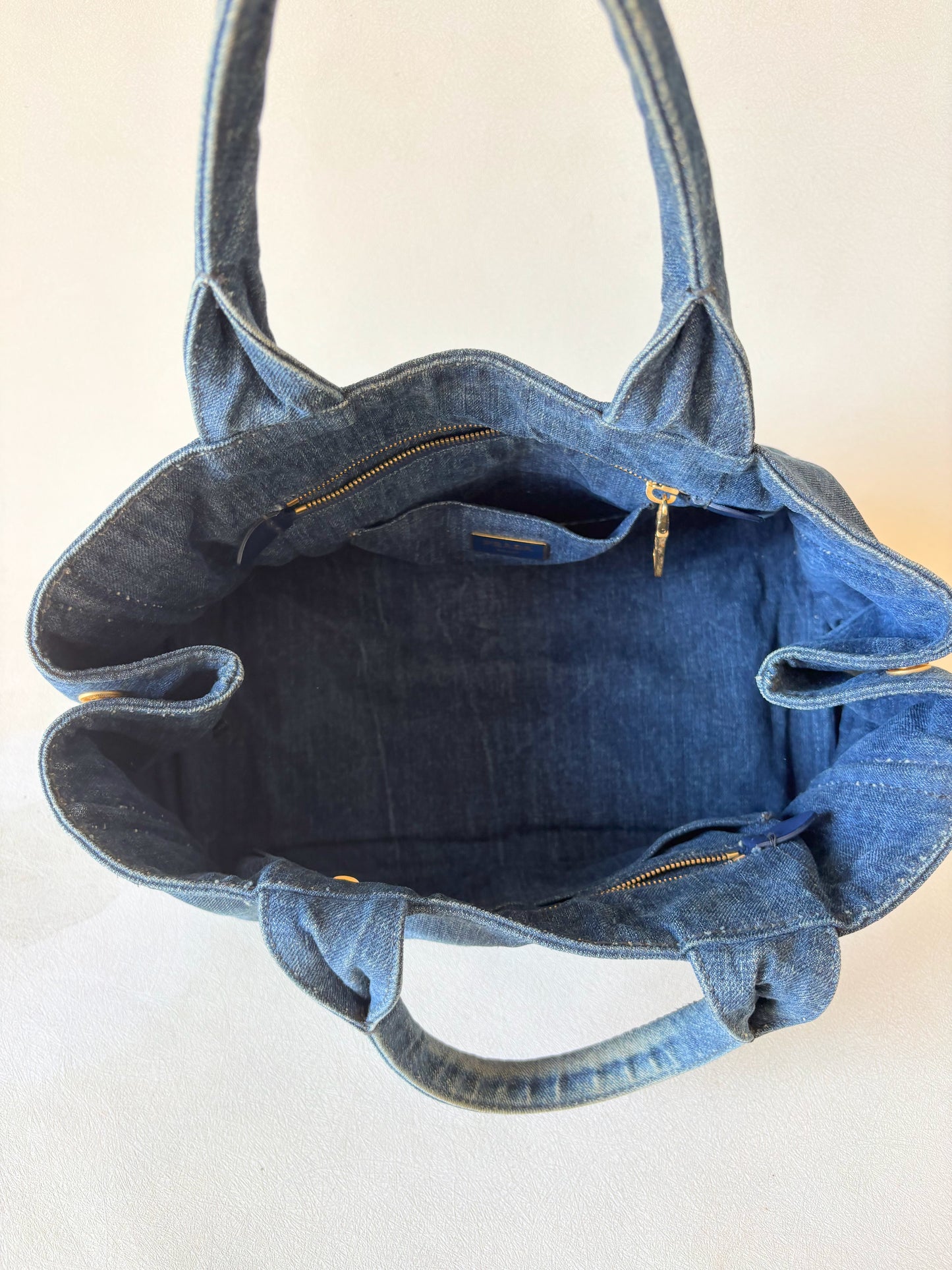 PRADA Sac Canapa denim