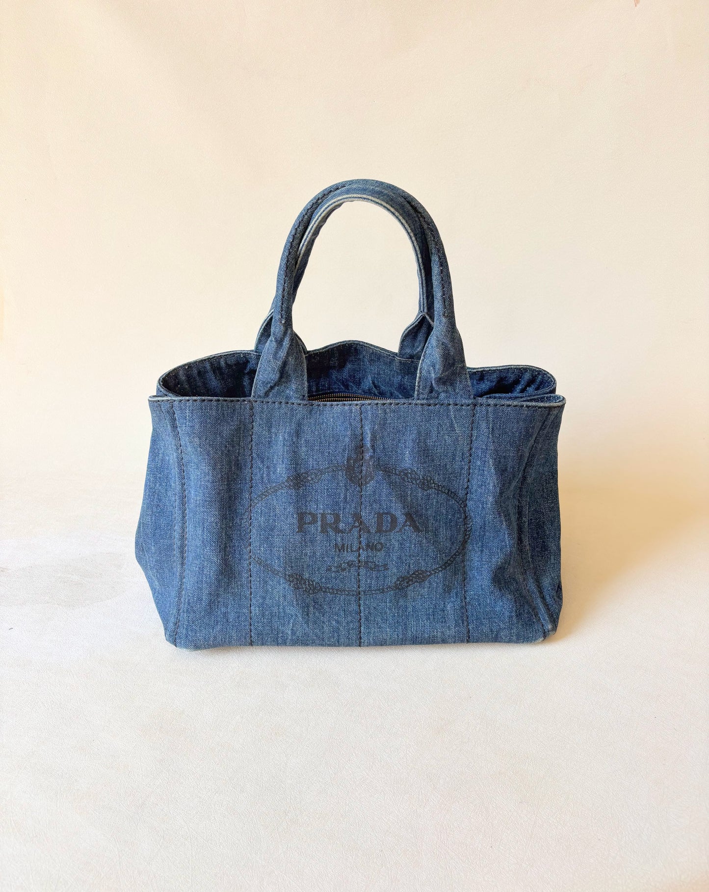 PRADA Sac Canapa denim