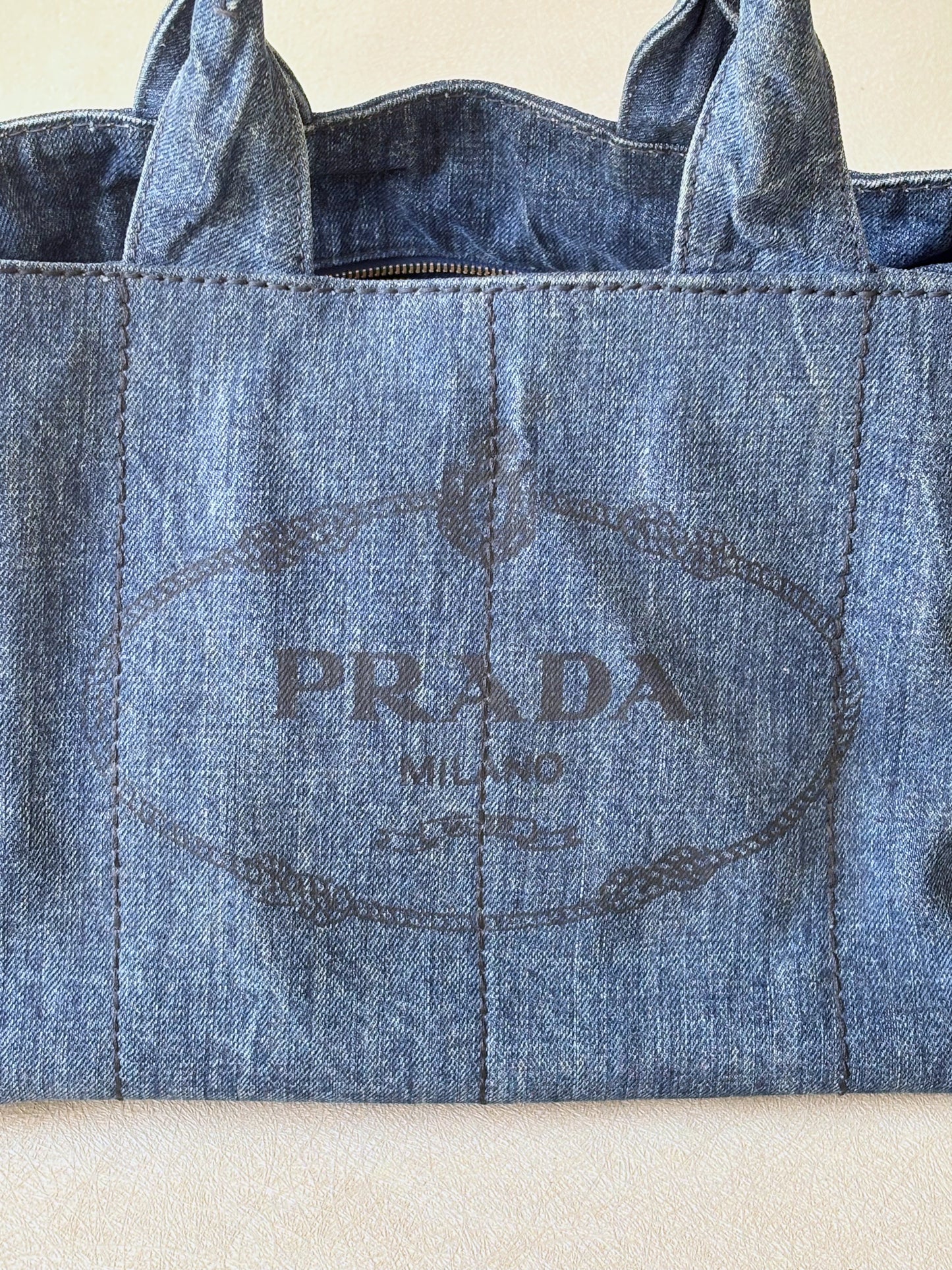 PRADA Sac Canapa denim
