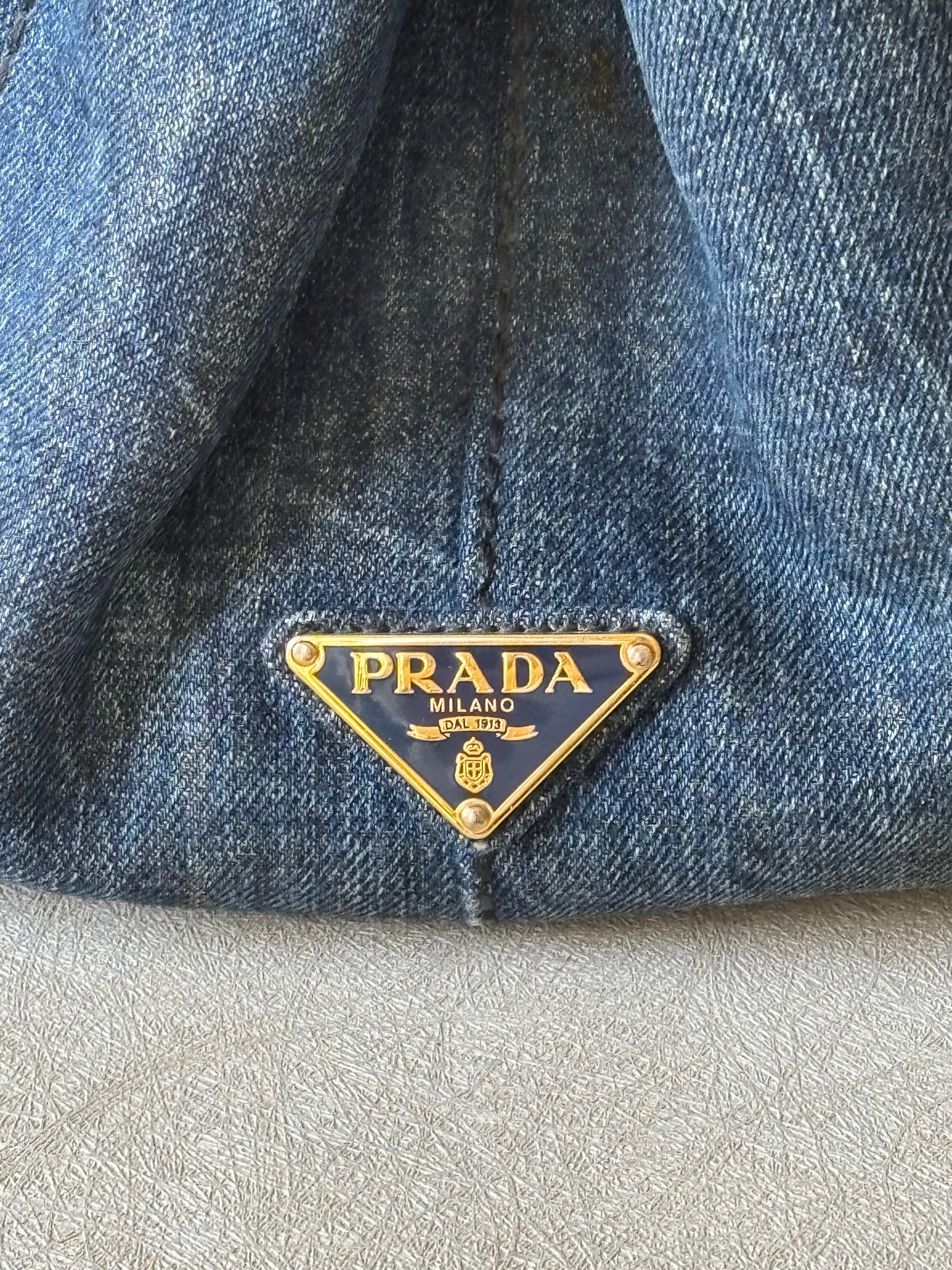 PRADA Sac Canapa denim
