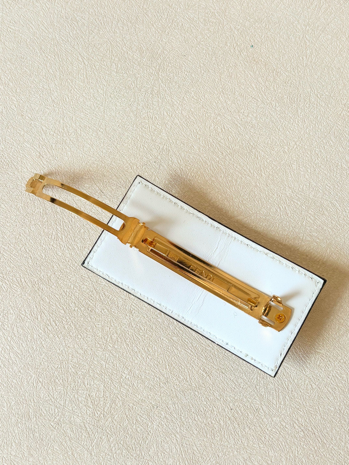 FENDI Barrette cuir