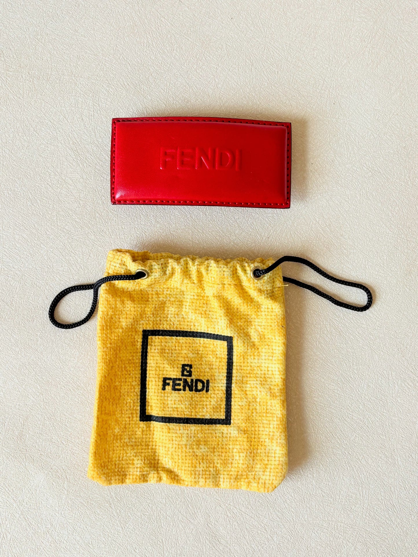 FENDI Barrette cuir
