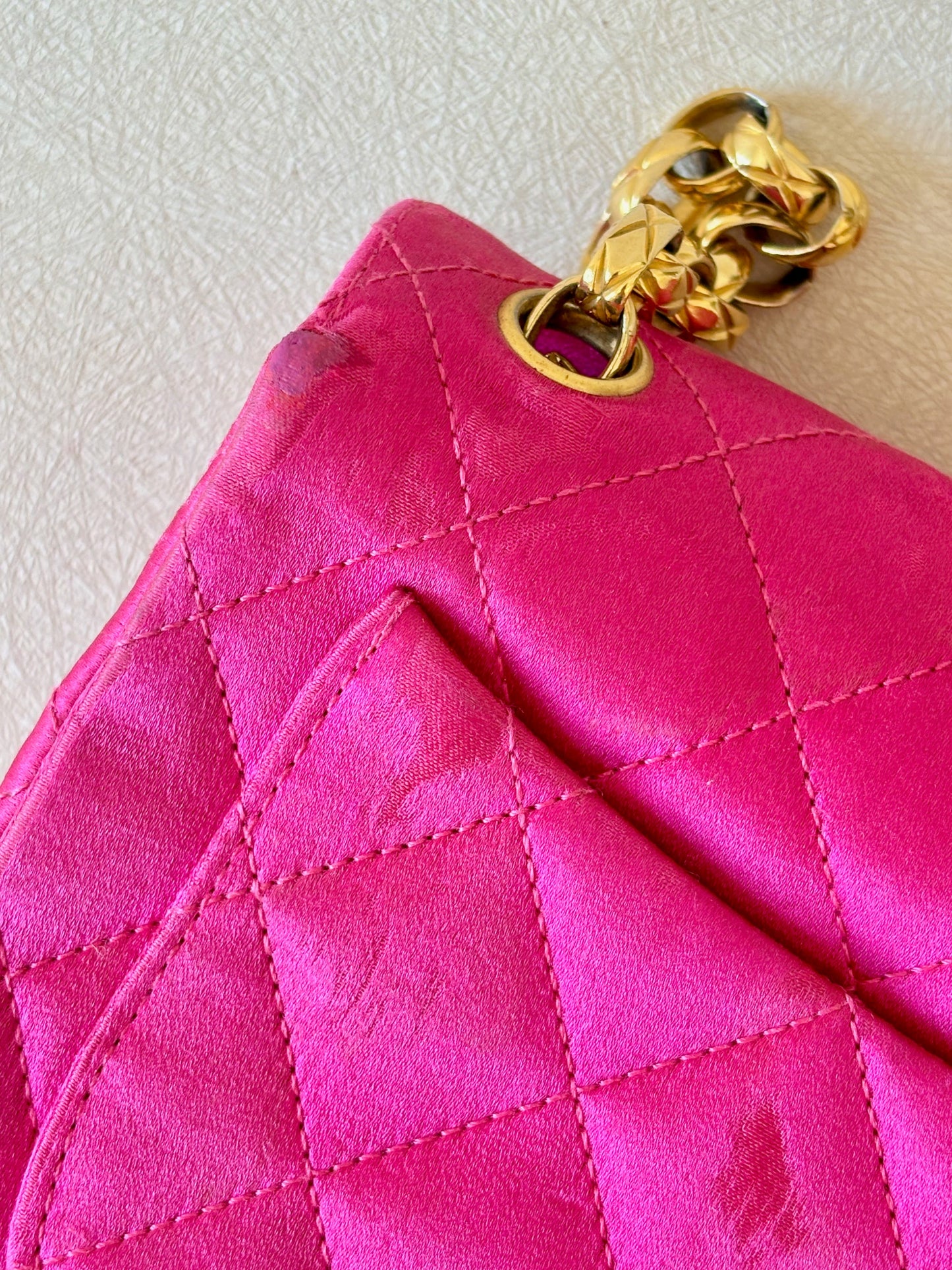 CHANEL Sac Timeless Satin