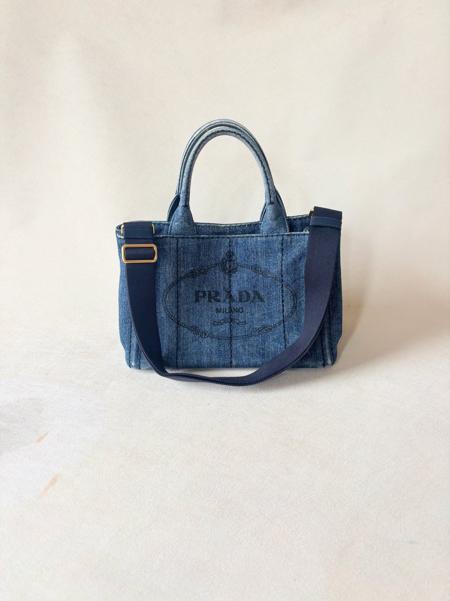 PRADA Sac Canapa denim