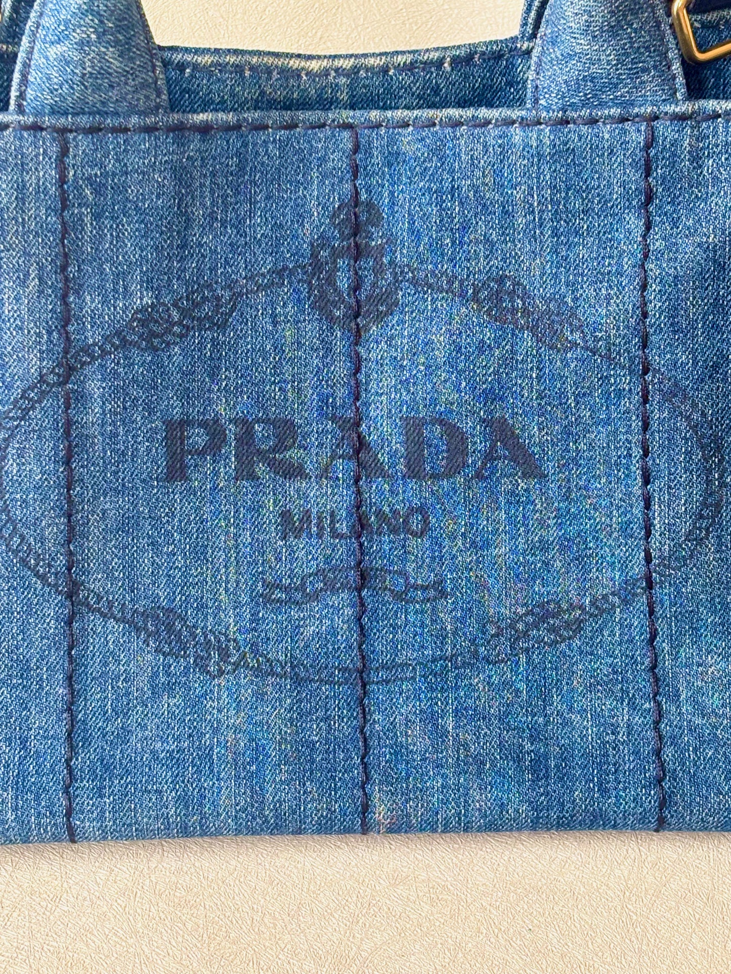 PRADA Sac Canapa denim