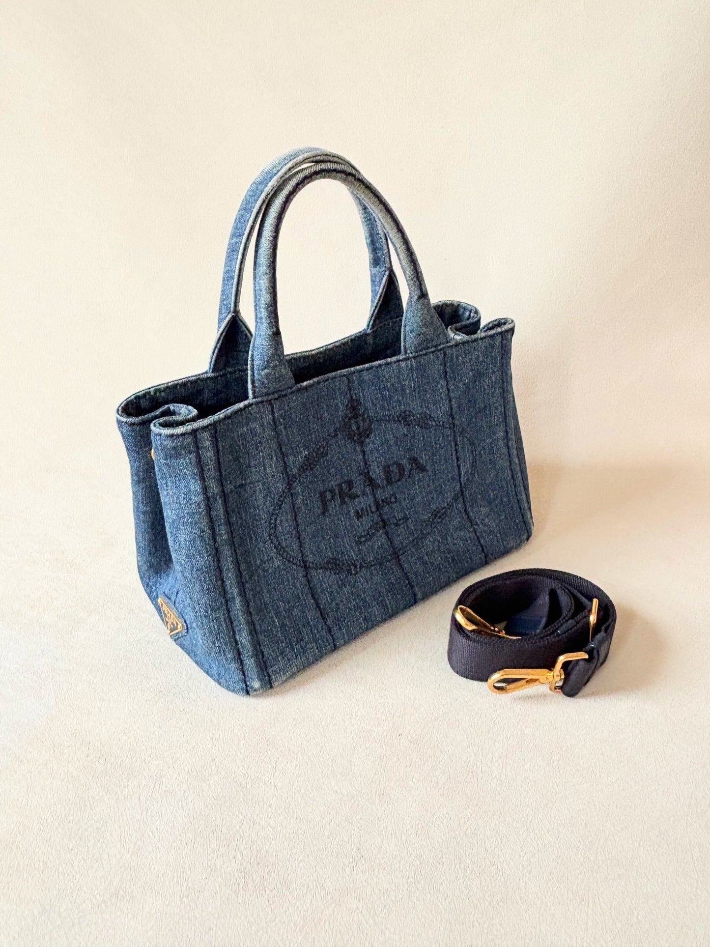 PRADA Sac Canapa denim