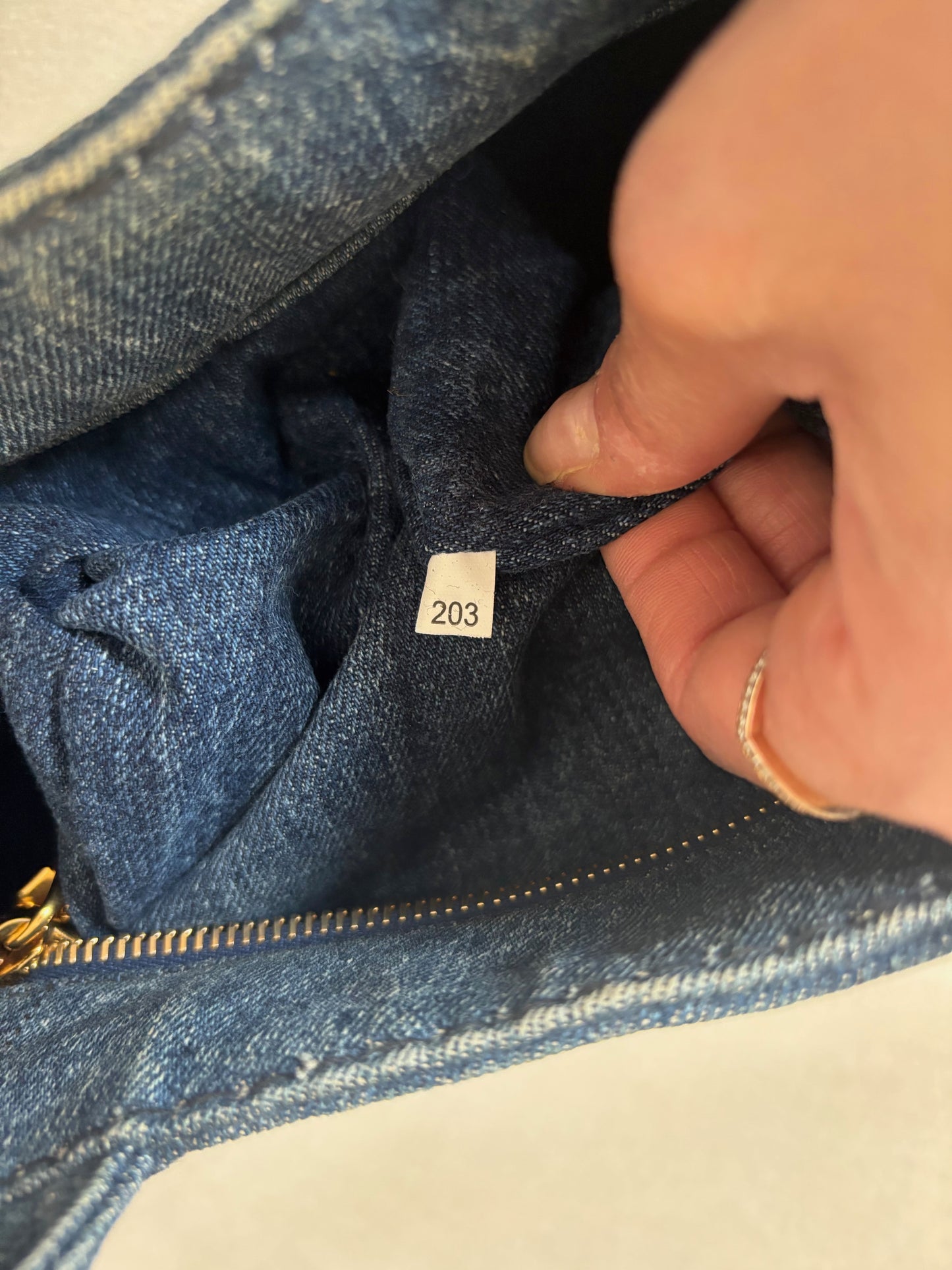PRADA Sac Canapa denim