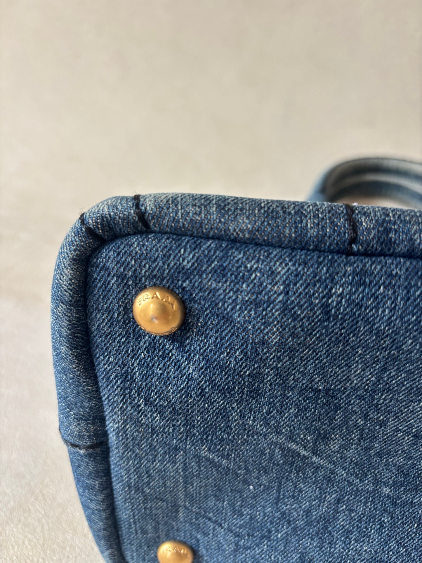 PRADA Sac Canapa denim