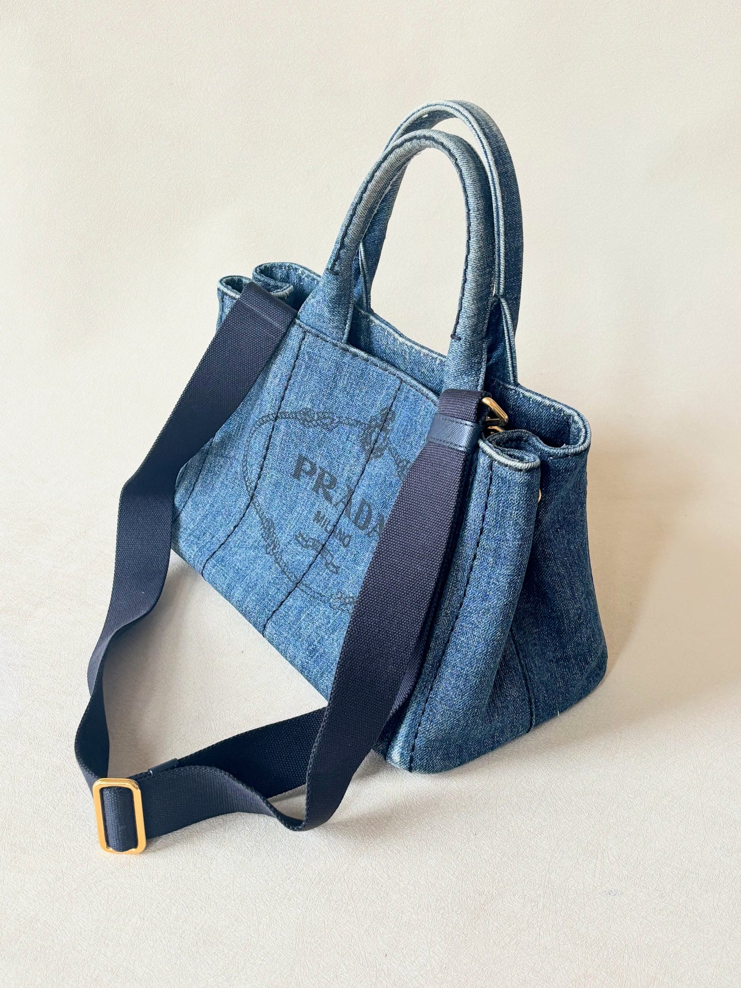 PRADA Sac Canapa denim