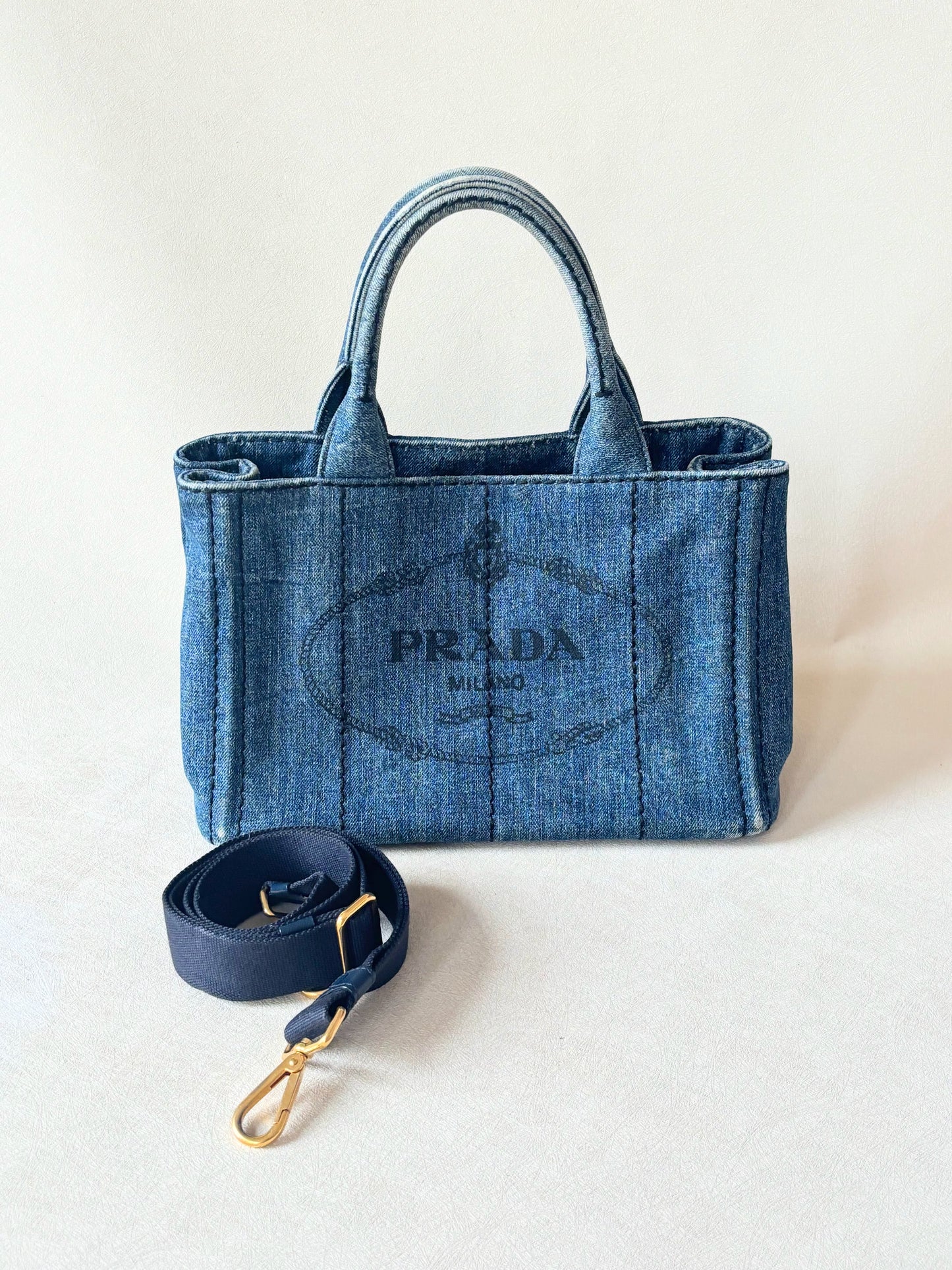 PRADA Sac Canapa denim