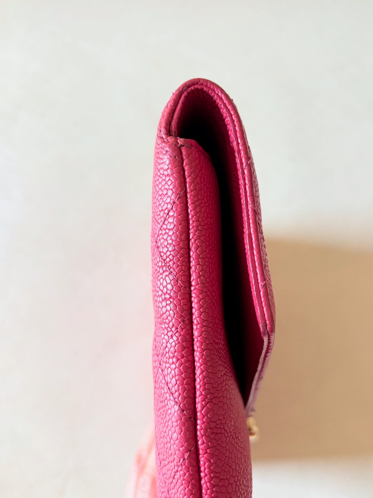 CHANEL Pochette cuir caviar