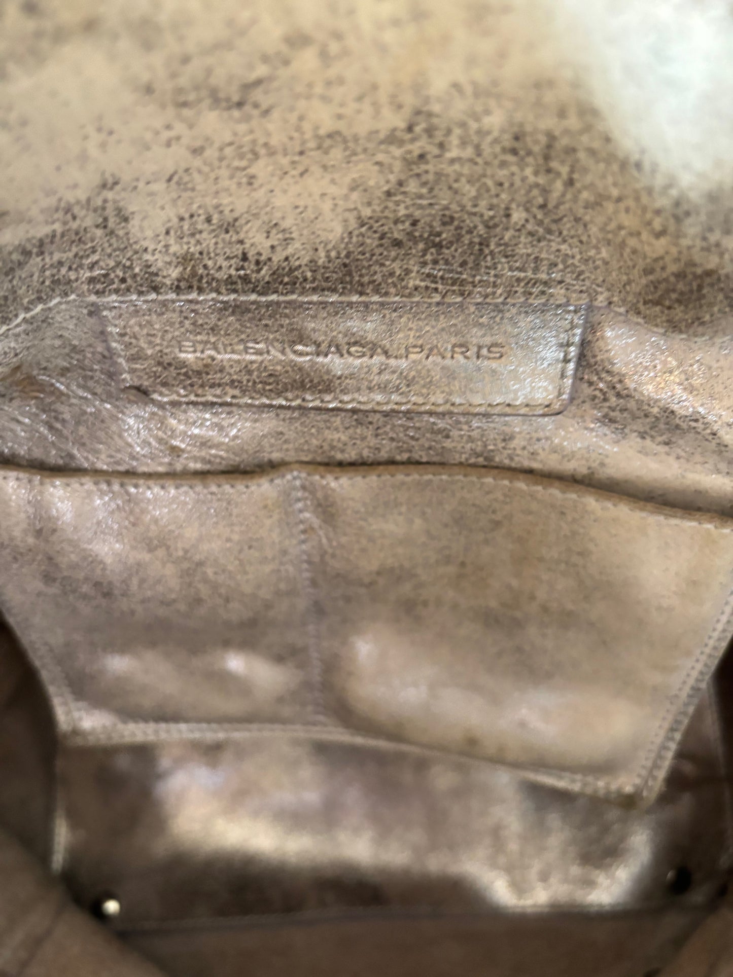 BALENCIAGA Sac Paper Argent