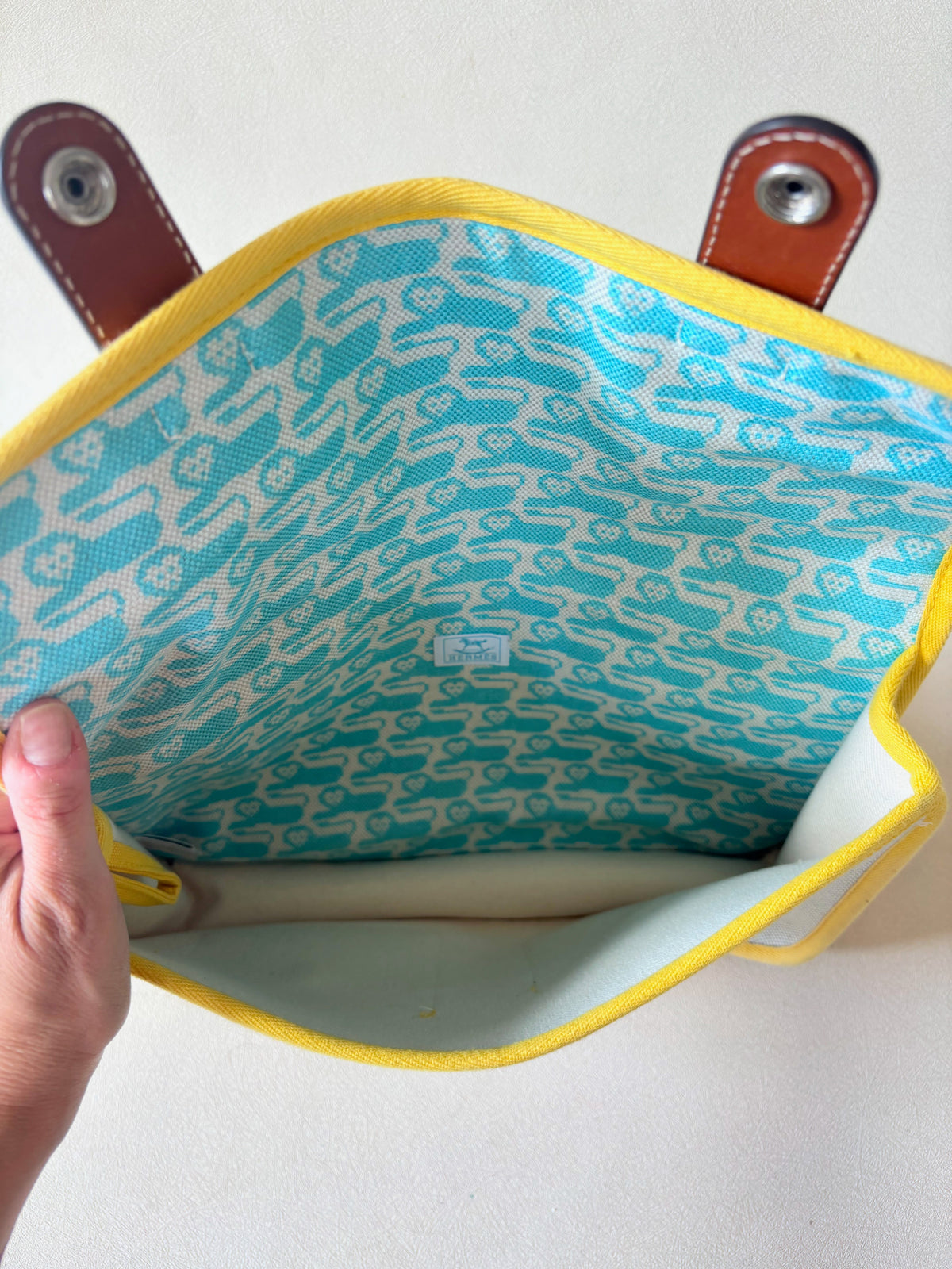 HERMÈS Cartable Jeux dans la Jungle