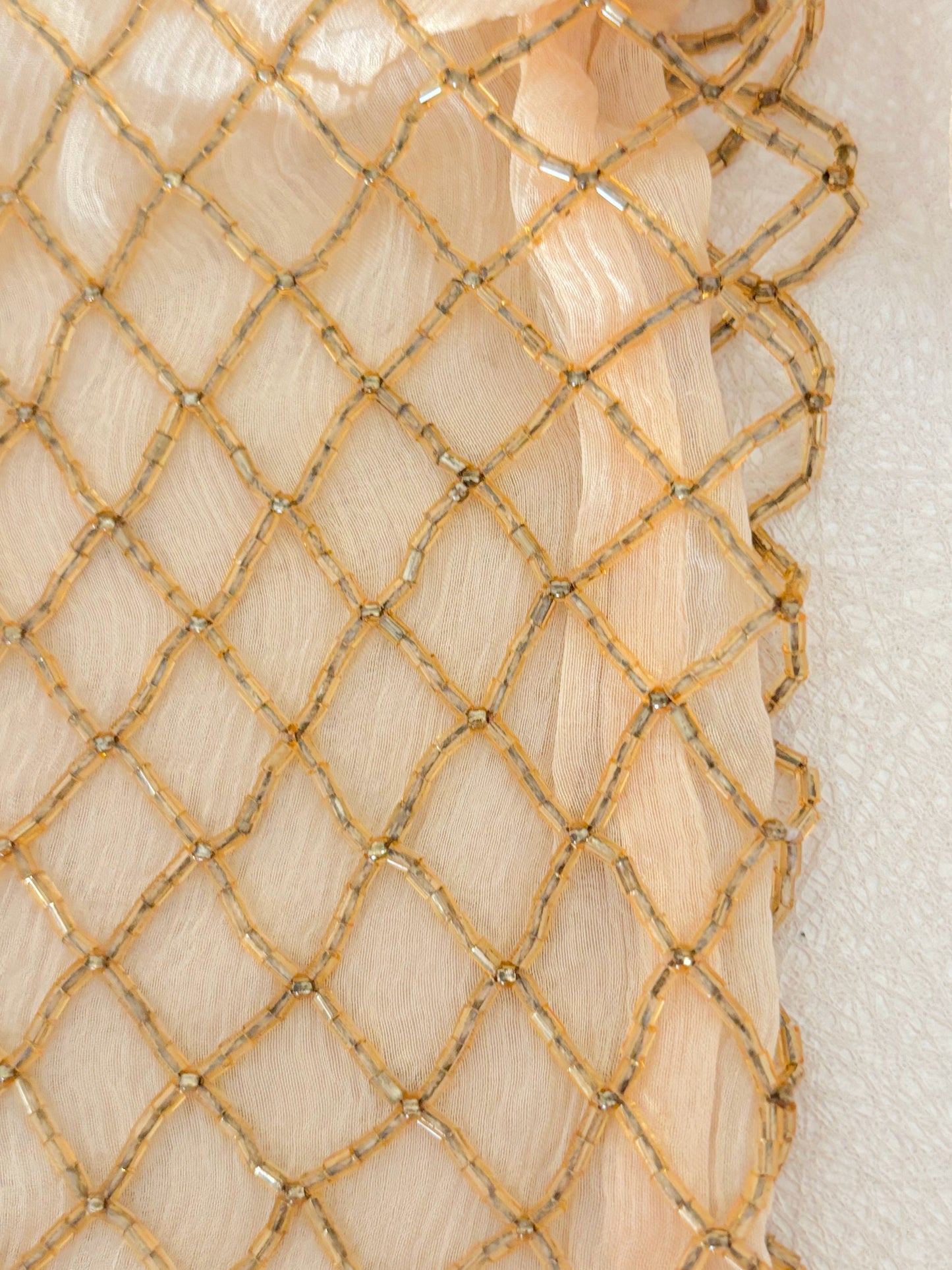 PRADA Sac en soie et perles