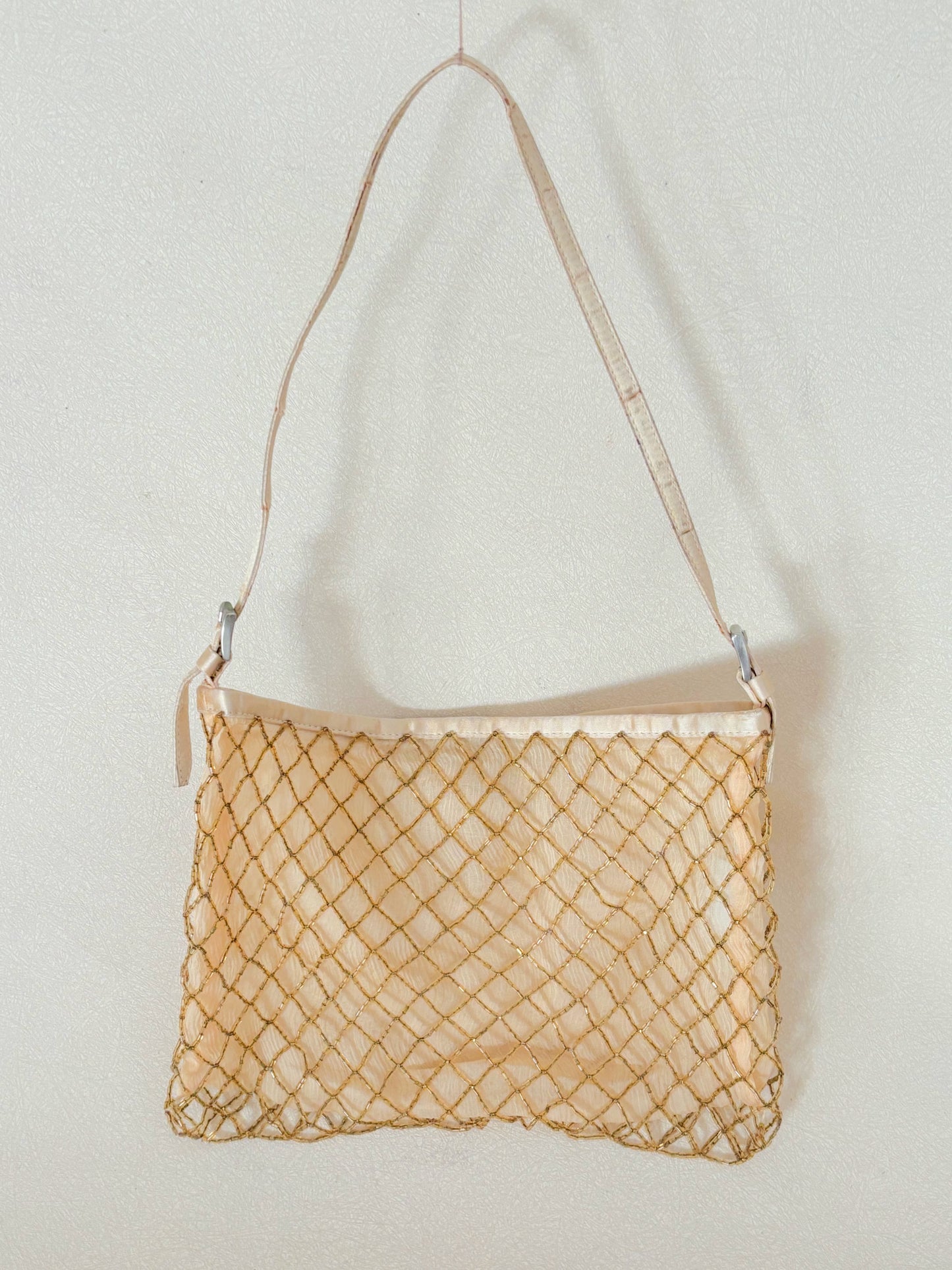PRADA Sac en soie et perles