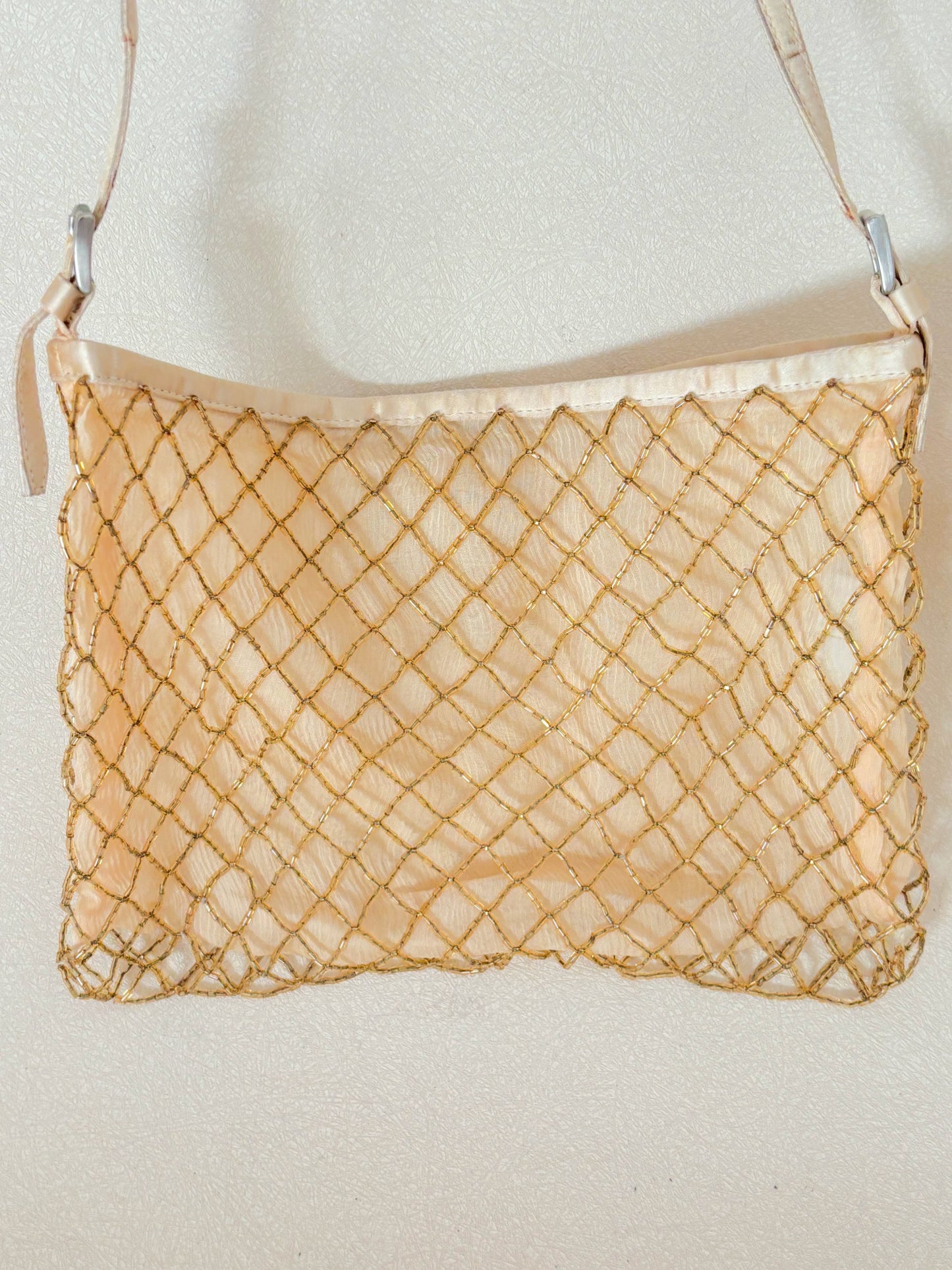 PRADA Sac en soie et perles