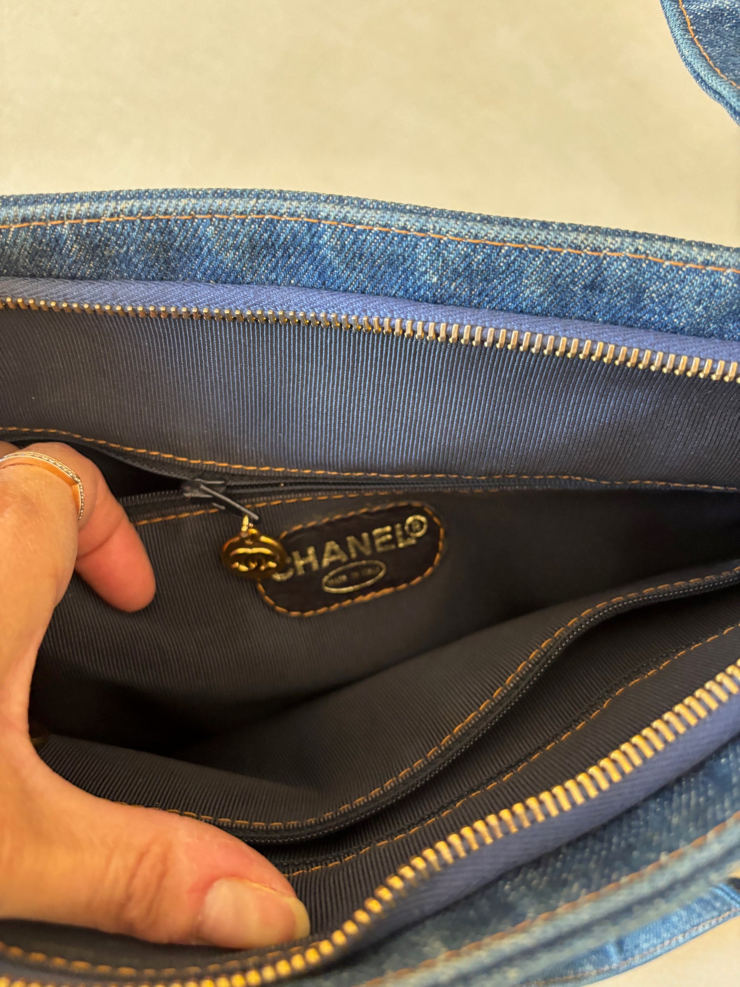 CHANEL Cabas denim