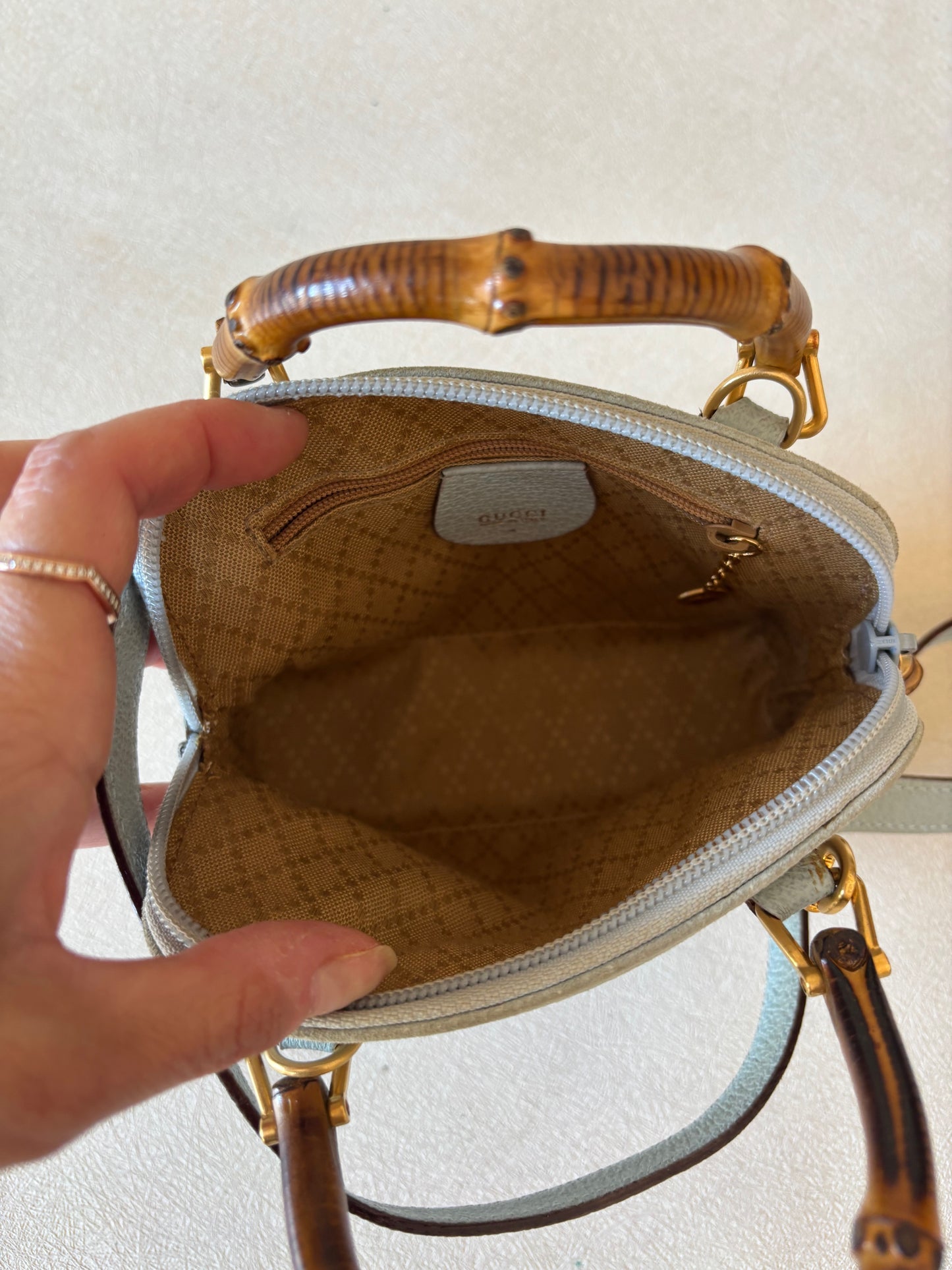 GUCCI Sac Diana Mini Bambou
