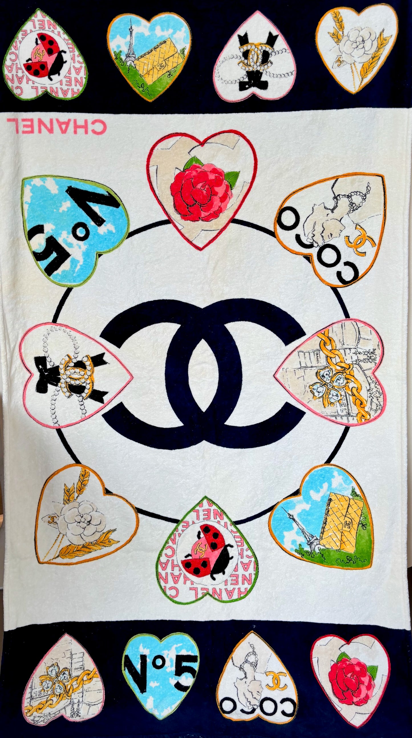 CHANEL Drap de plage