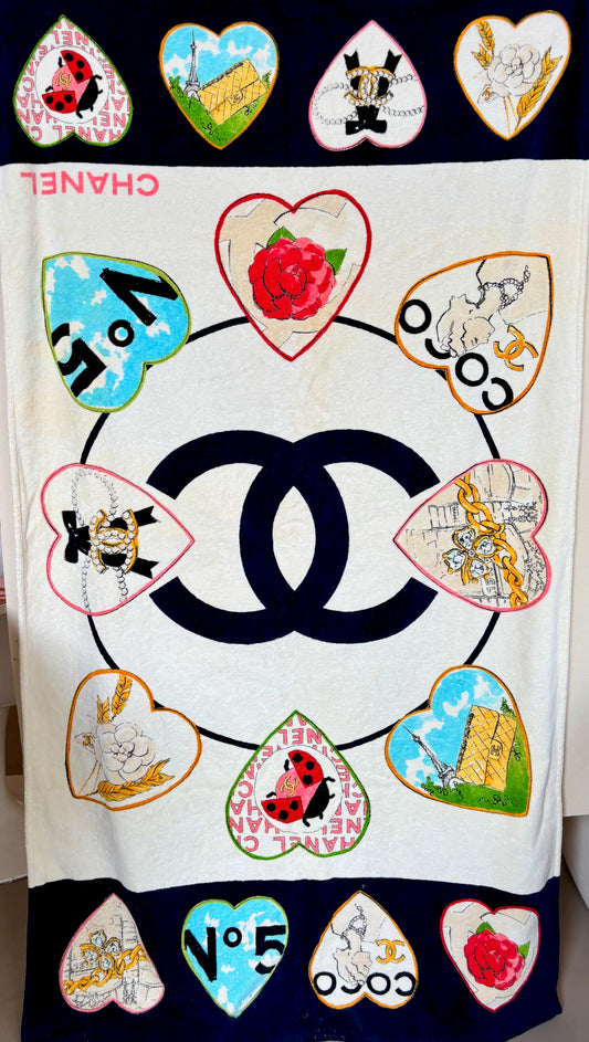 CHANEL Drap de plage