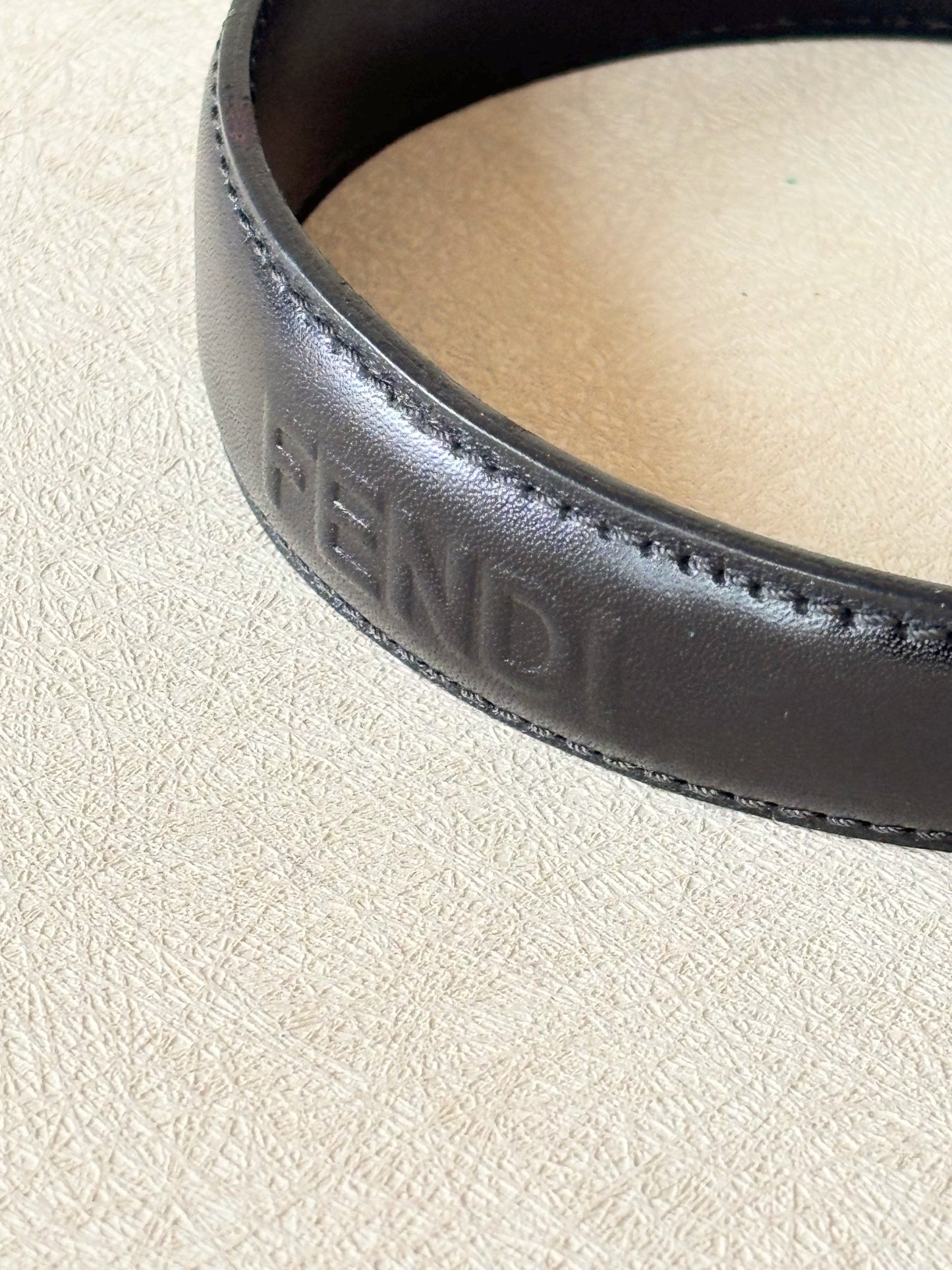 FENDI Serre-tête cuir