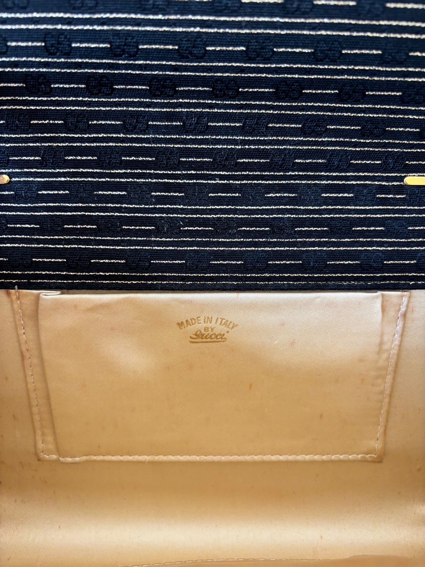 GUCCI Sac Pochette en lamé