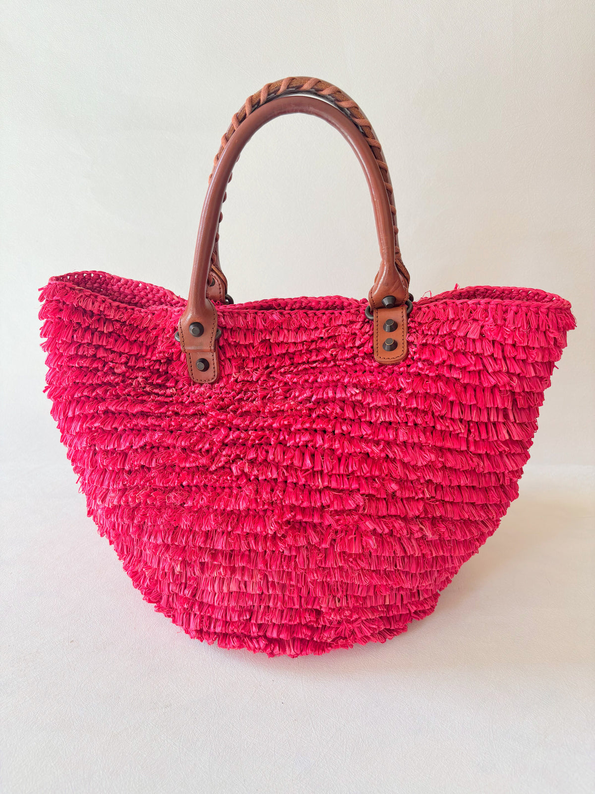 BALENCIAGA Sac Panier Raphia