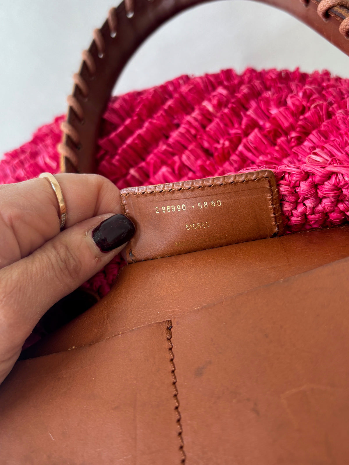 BALENCIAGA Sac Panier Raphia