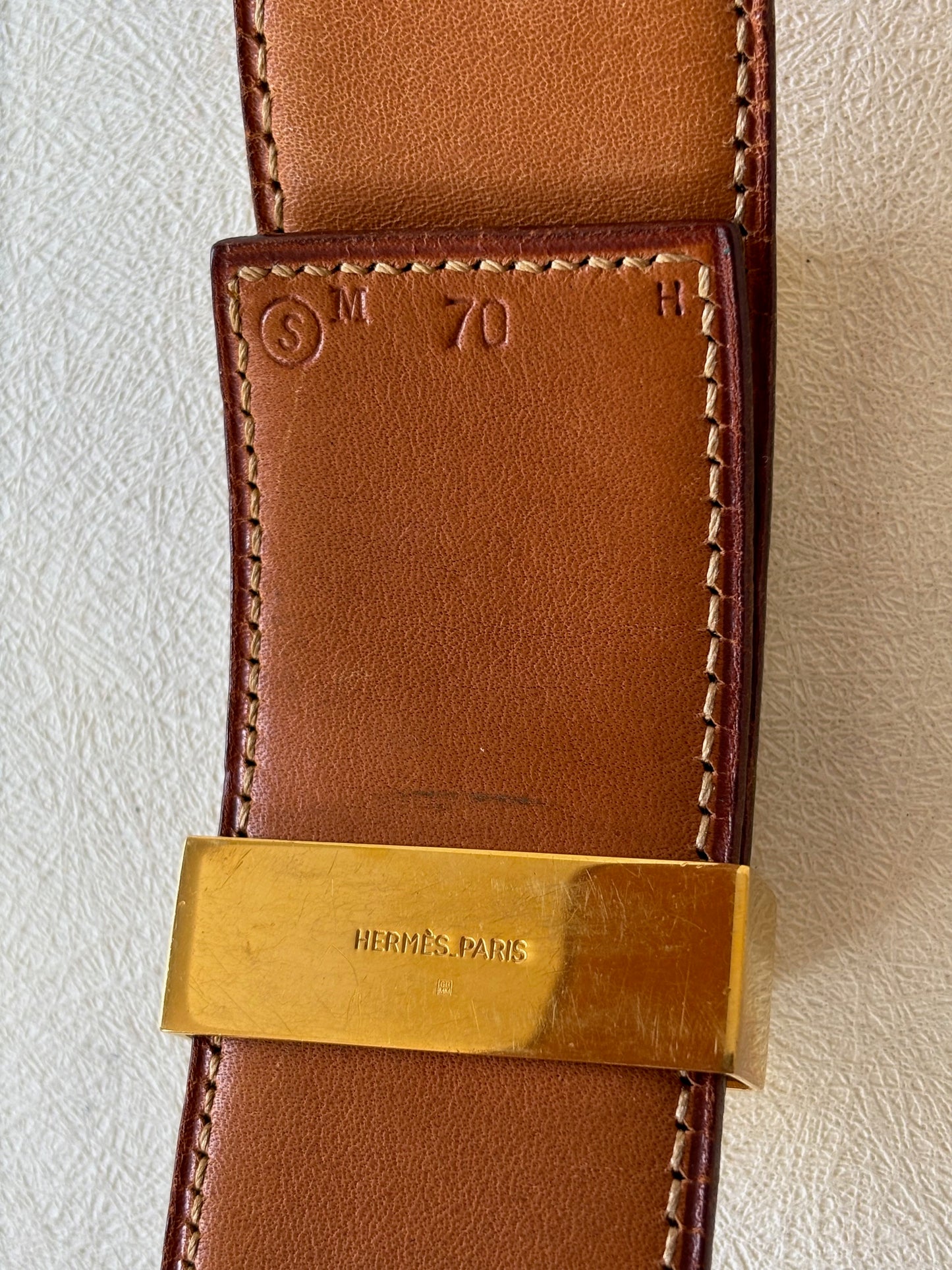 HERMÈS Ceinture Médor