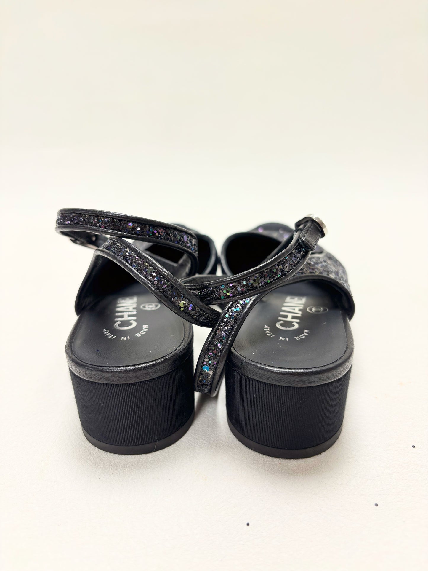 CHANEL Ballerines paillettes