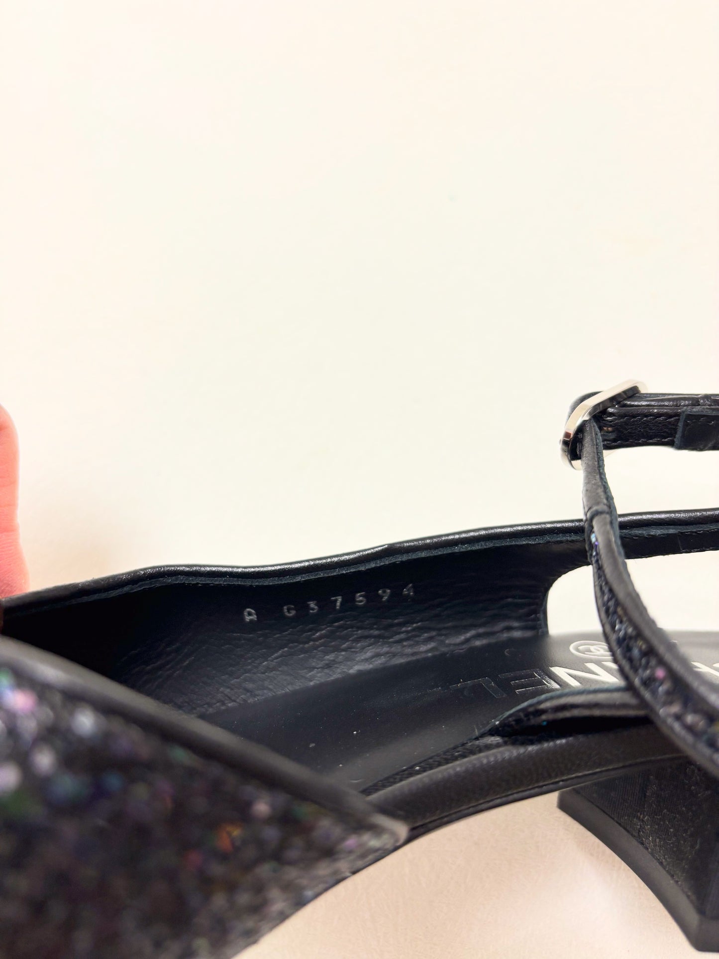 CHANEL Ballerines paillettes