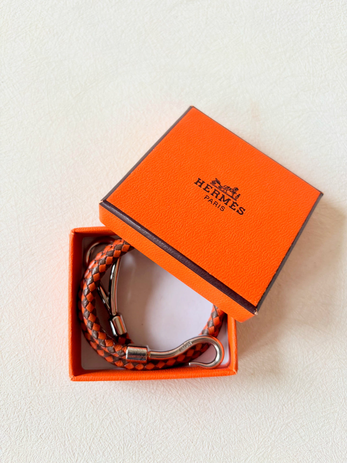 HERMÈS Collier Jumbo tressé