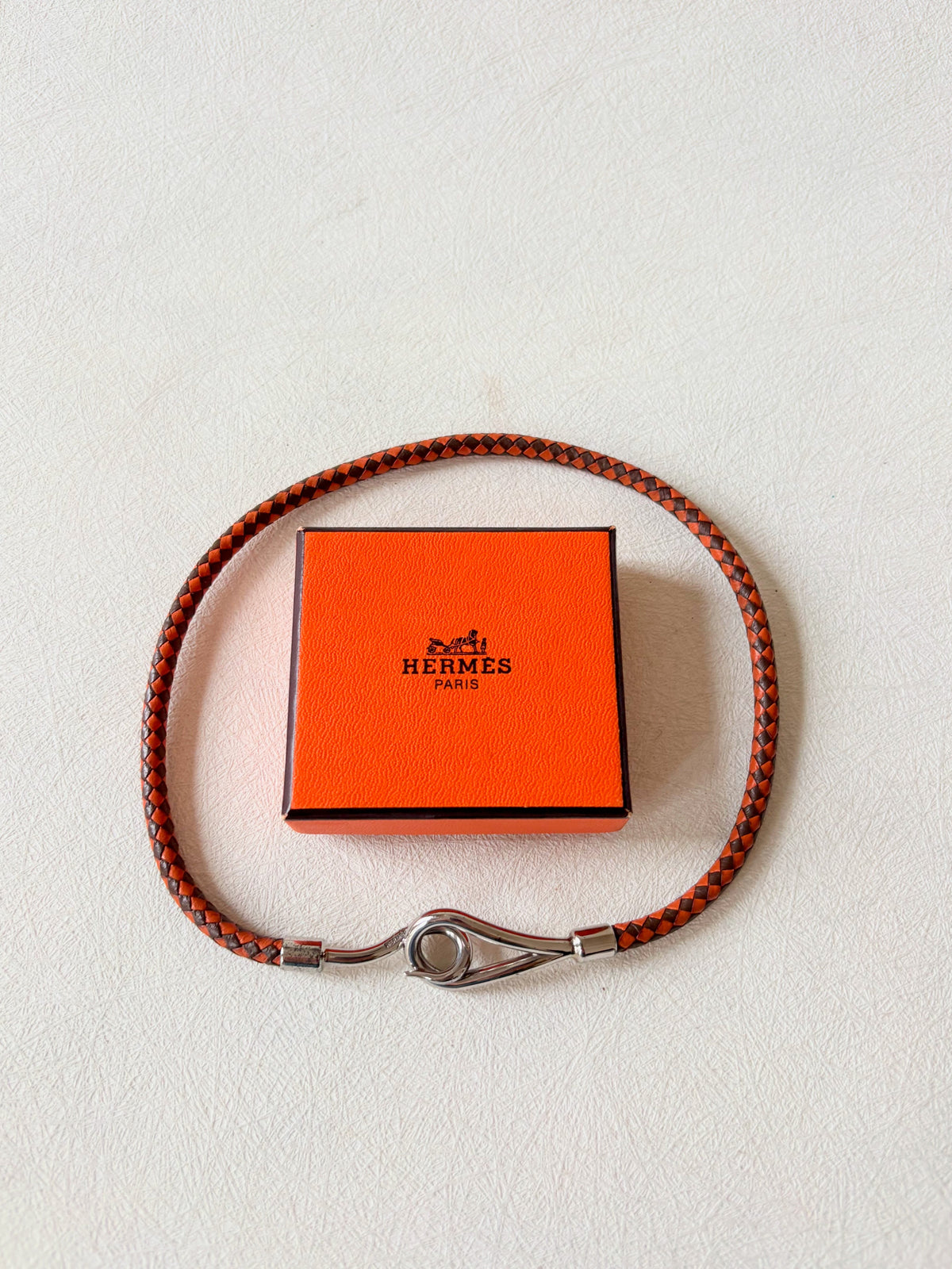 HERMÈS Collier Jumbo tressé