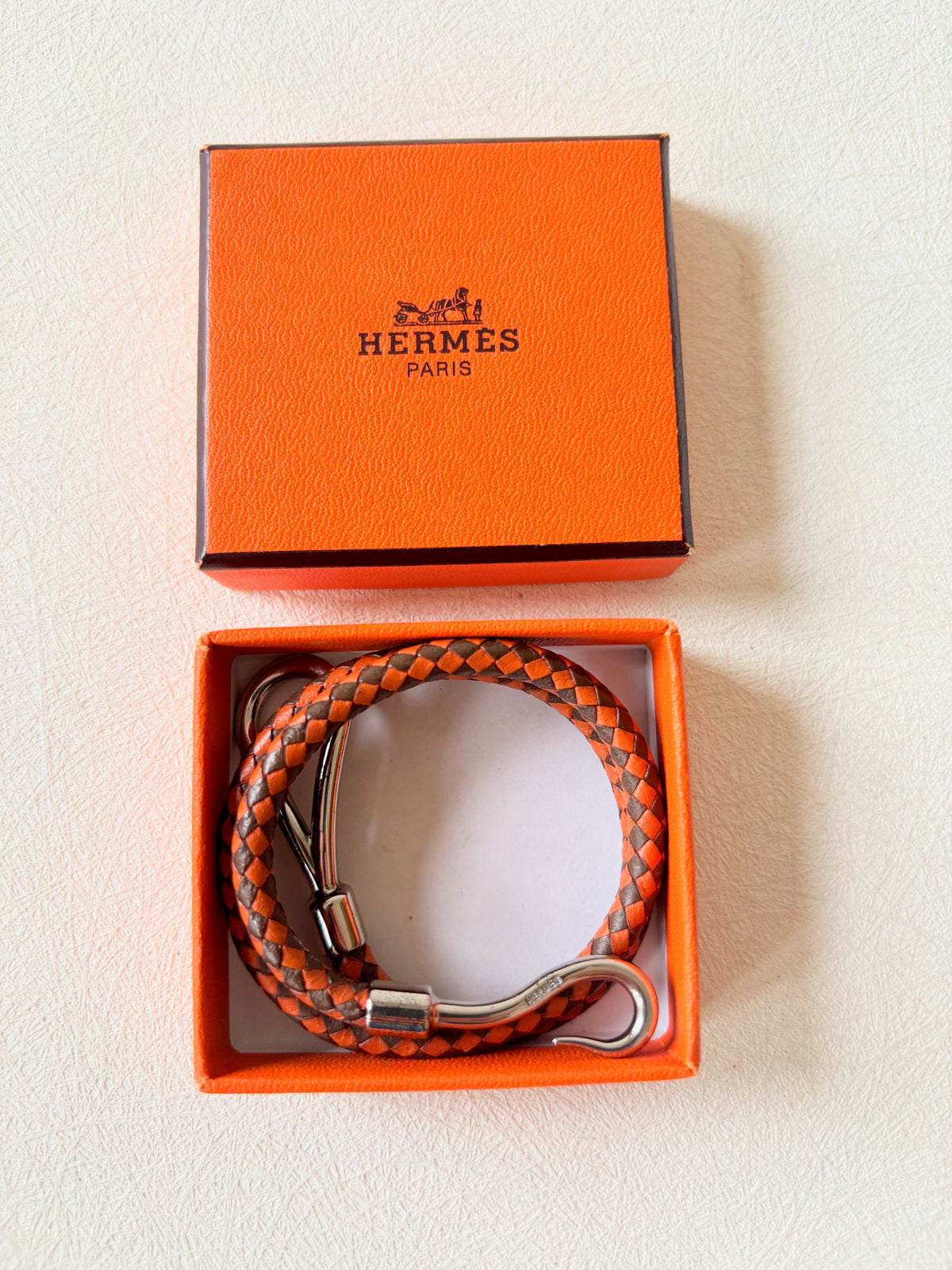 HERMÈS Collier Jumbo tressé