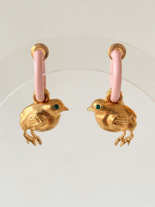GUCCI Boucles d'oreilles oiseau
