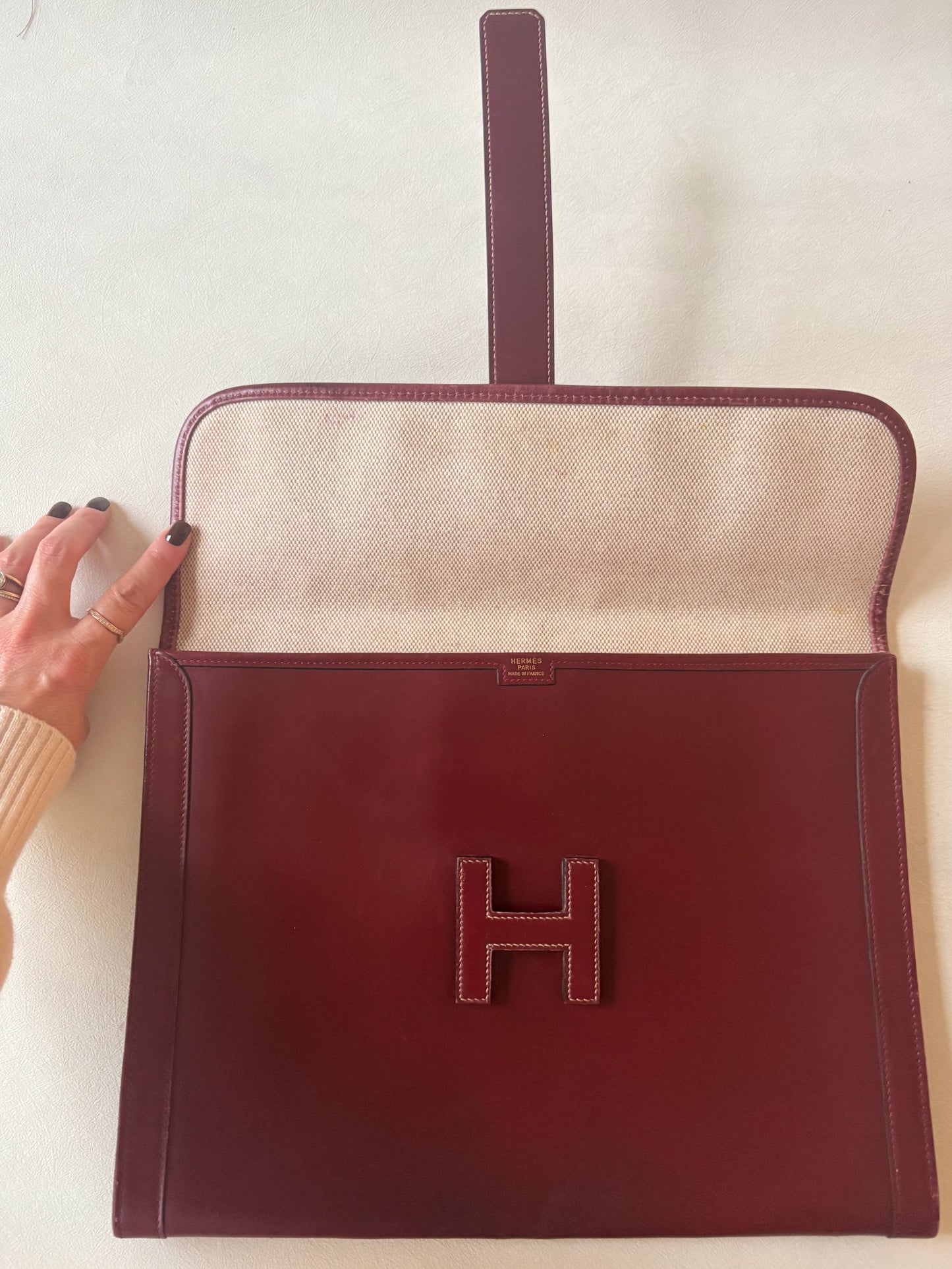 HERMES Pochette Jige