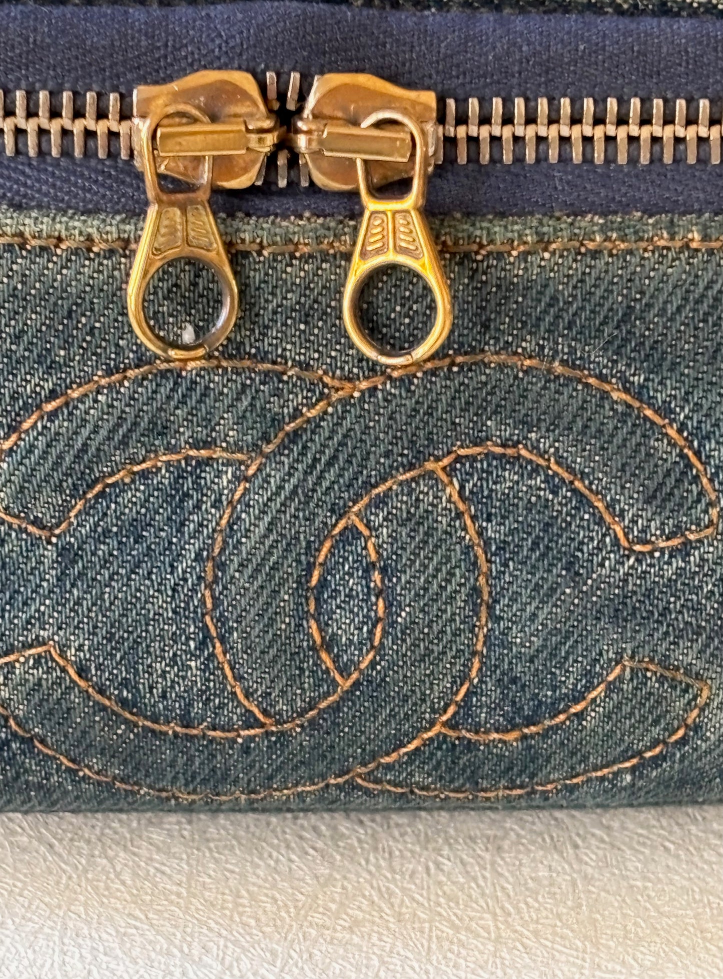 CHANEL Vanity Case Denim