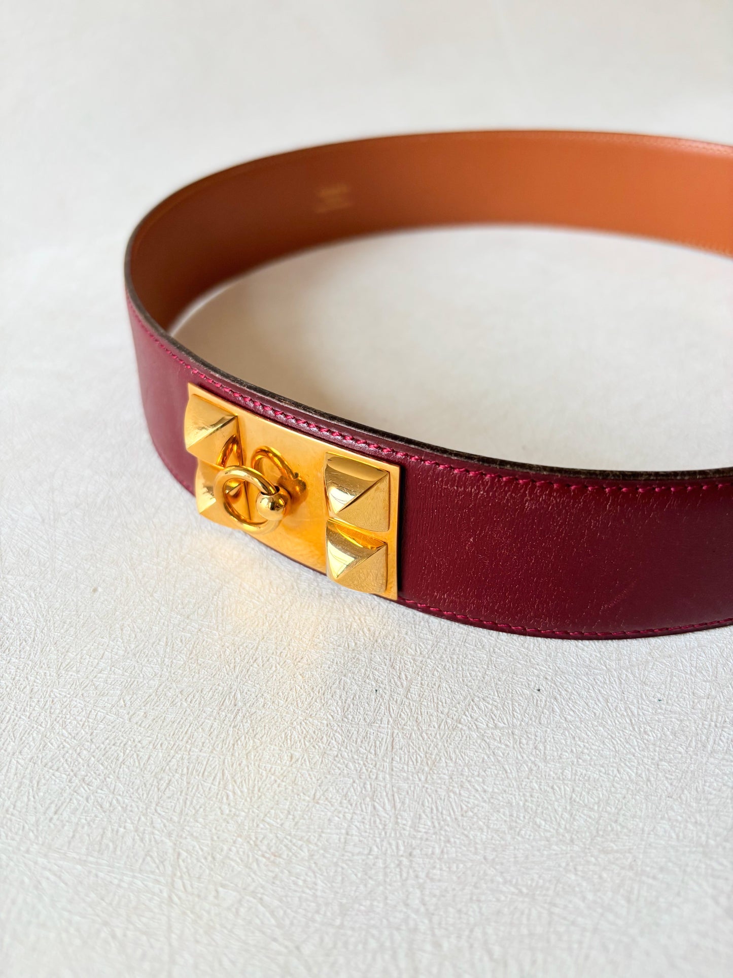 HERMÈS Ceinture Collier de chien
