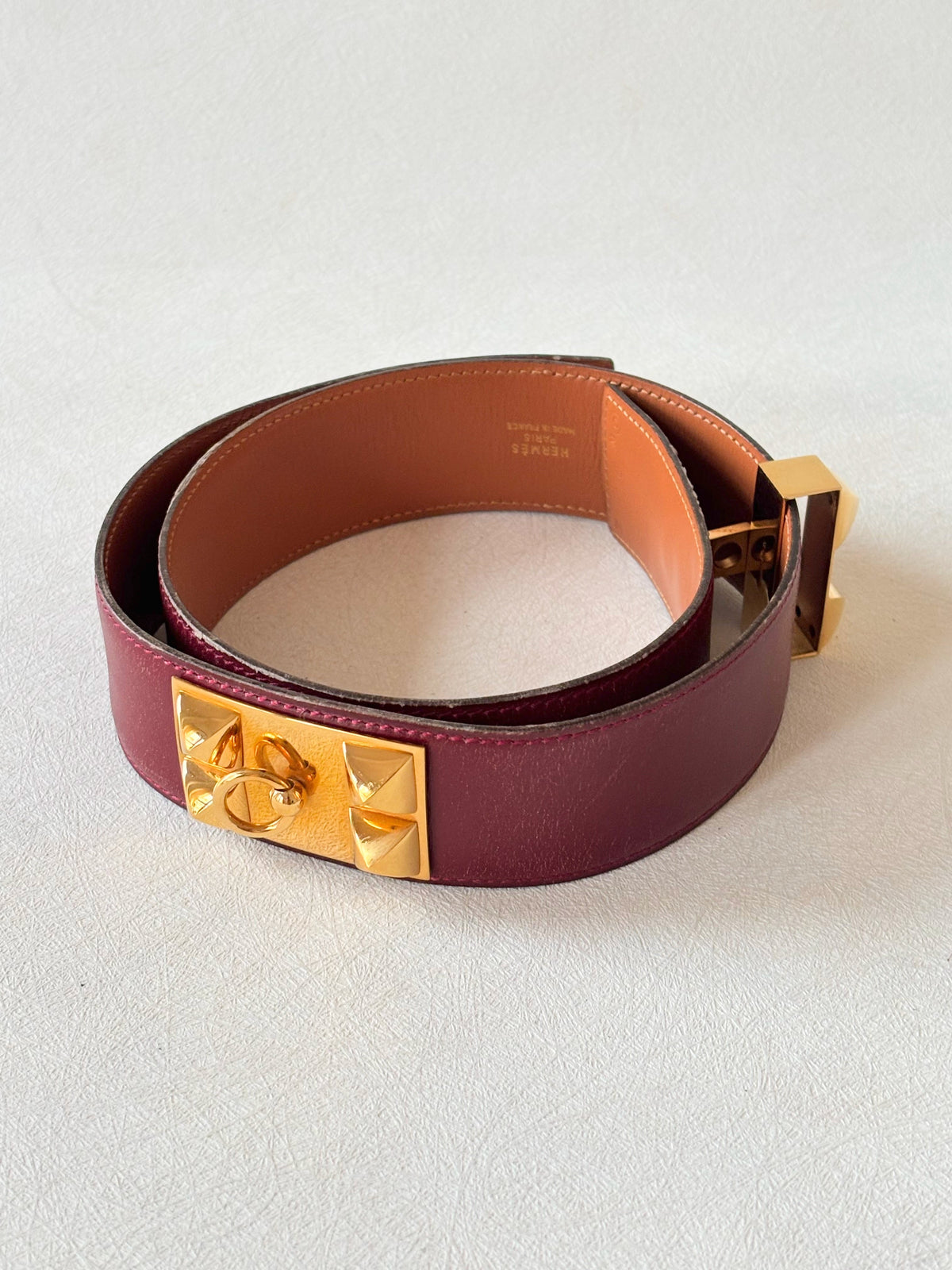 HERMÈS Ceinture Collier de chien